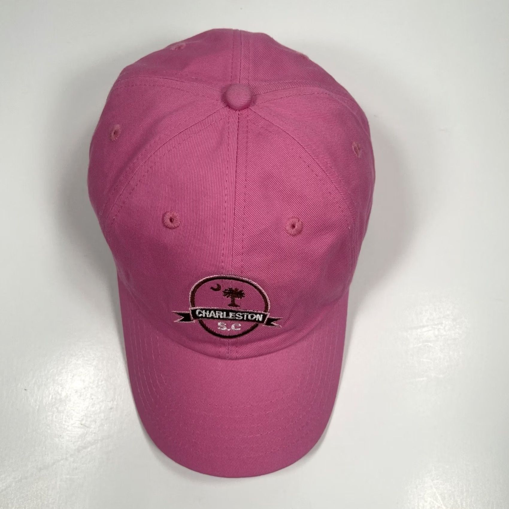 Pinko Sidnie’s Baseball Cap Women’s Pink Adjustable StrapBack Charleston S.C Size ONE SIZE - 3 Thumbnail