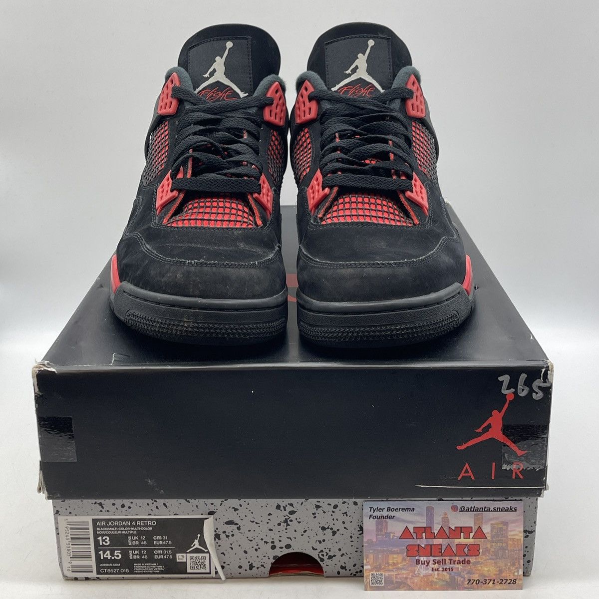 Jordan Brand Air Jordan 4 red thunder Size US 13 / EU 46 - 2 Thumbnail