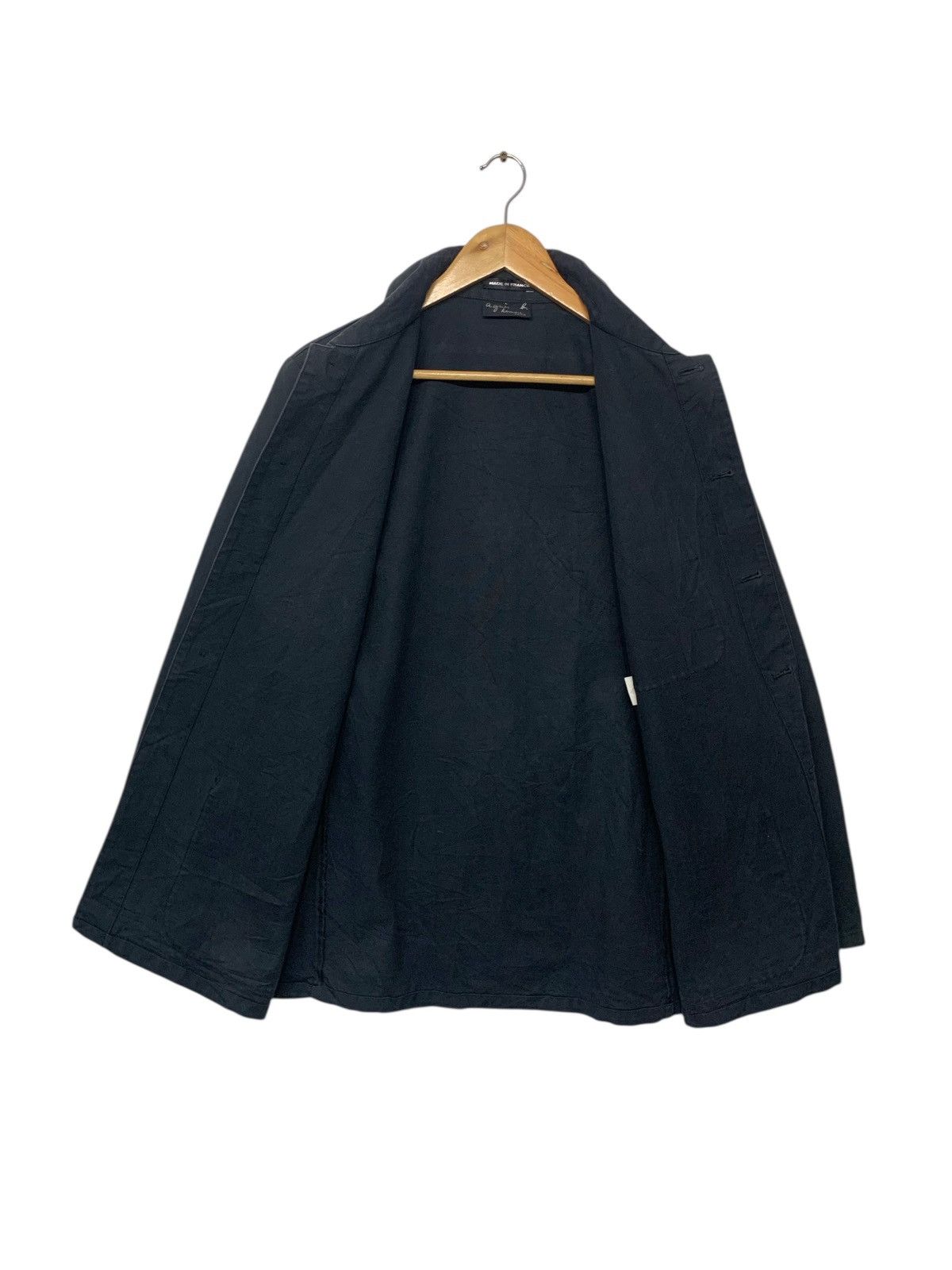 agnes b. Vintage 90's Agnes B. Button Ups Chore Cotton Jacket Size US L / EU 52-54 / 3 - 3 Thumbnail