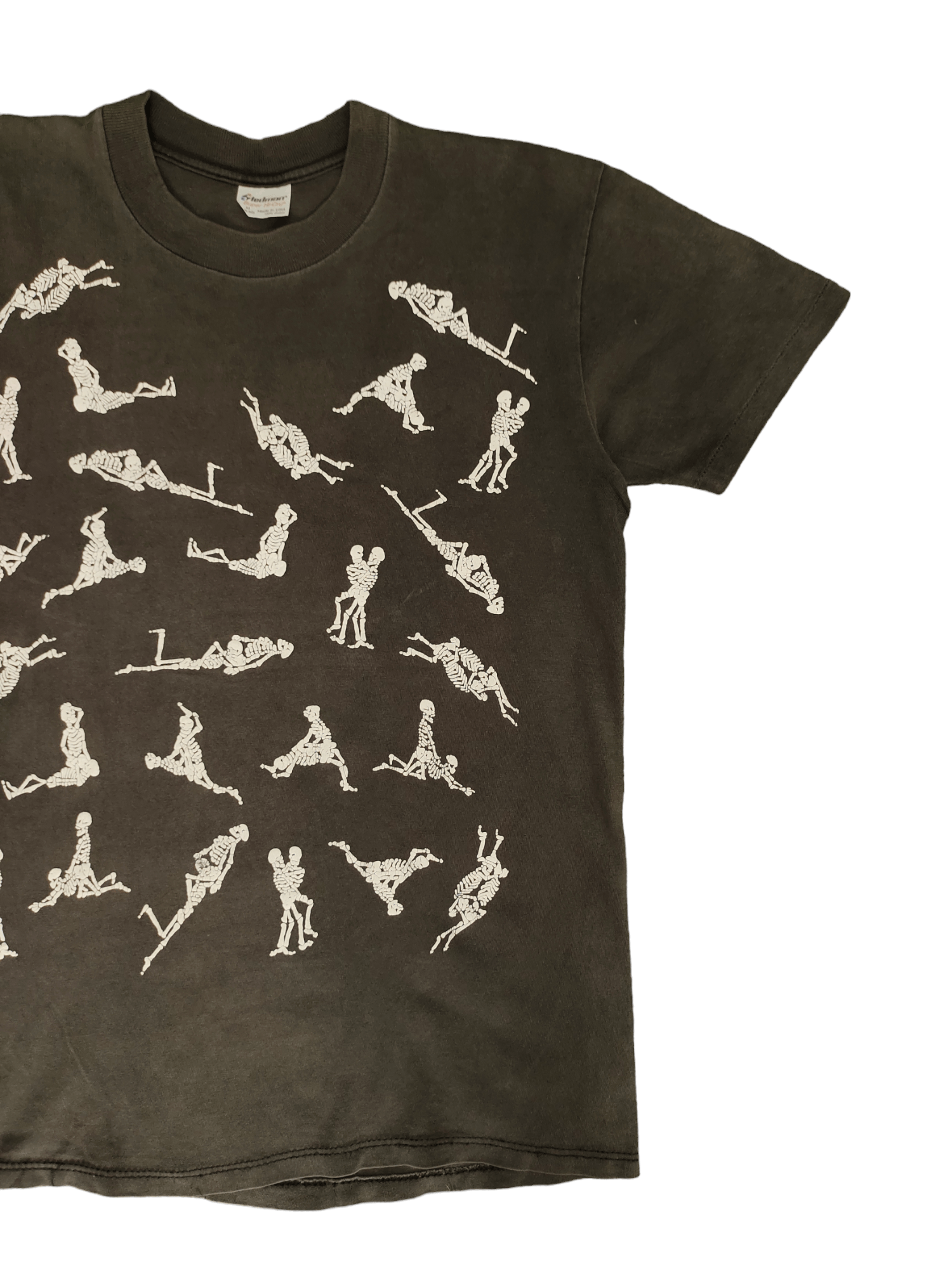 Vintage Rare 80s Stedman Skull Sex Position Tee Fashion Victim Size US M / EU 48-50 / 2 - 6 Thumbnail