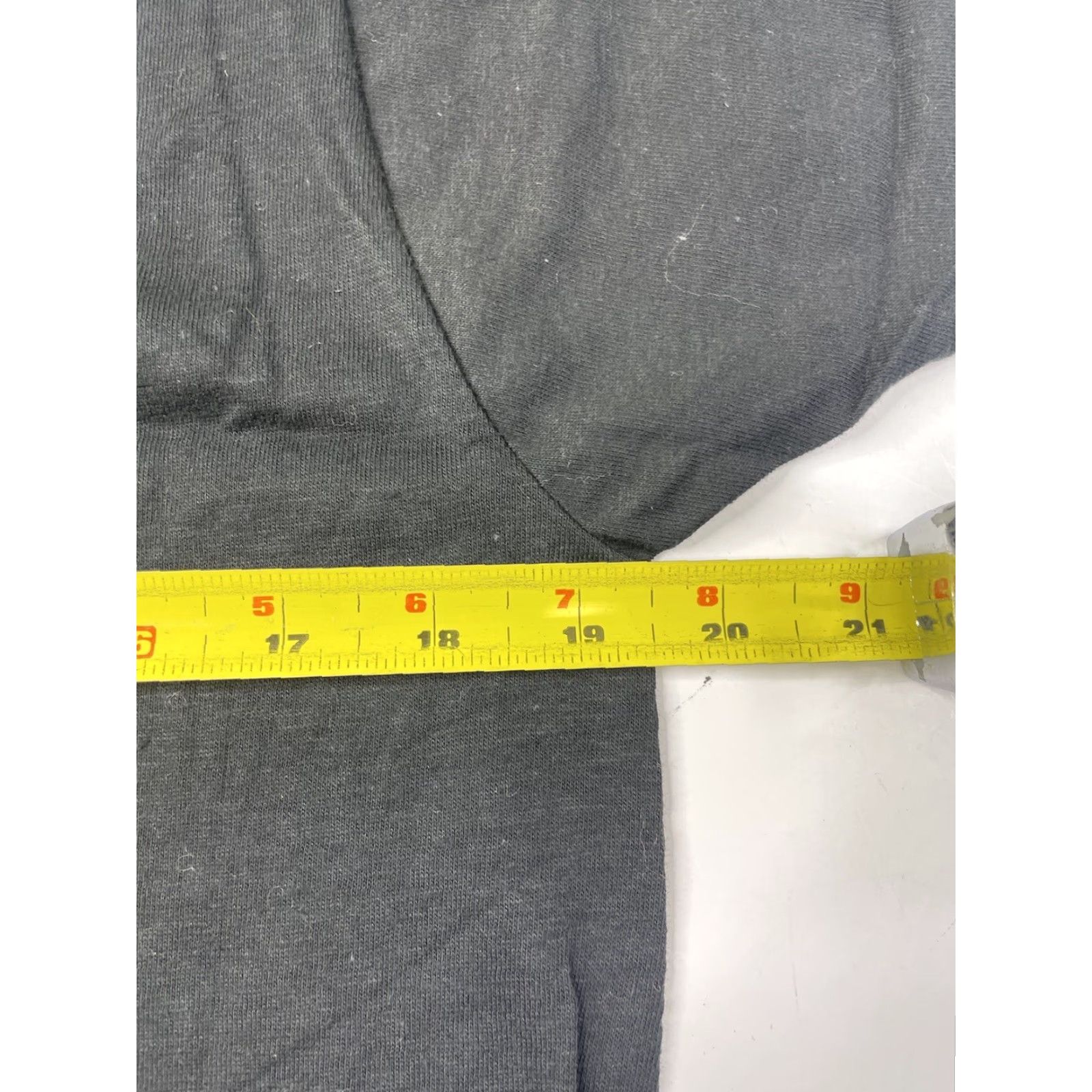 Fruit Of The Loom VINTAGE Fruit of the Loom T-Shirt Selvedge Pocket Black Large USA Men Short Sleeve Crew Neck 90s Grunge Punk Skate Workwear Slim" Size US L / EU 52-54 / 3 - 6 Thumbnail
