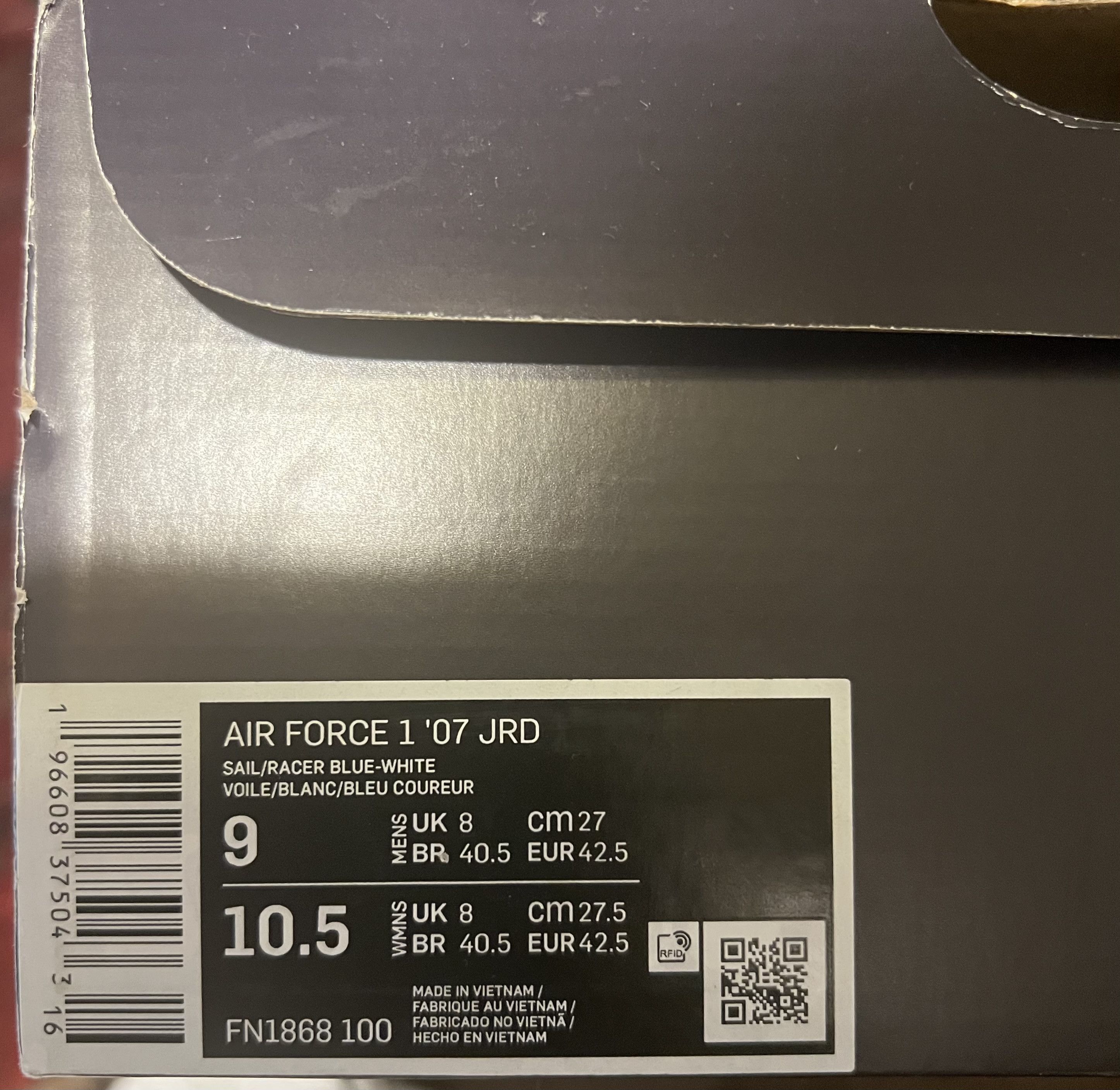 Nike Air Force 1 JRD Size US 9 / EU 42 - 6 Thumbnail