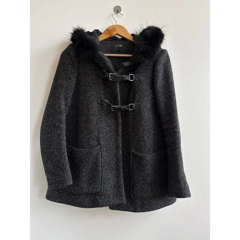 Maje Manteau gris Maje Size S / US 4 / IT 40 - 1 Thumbnail