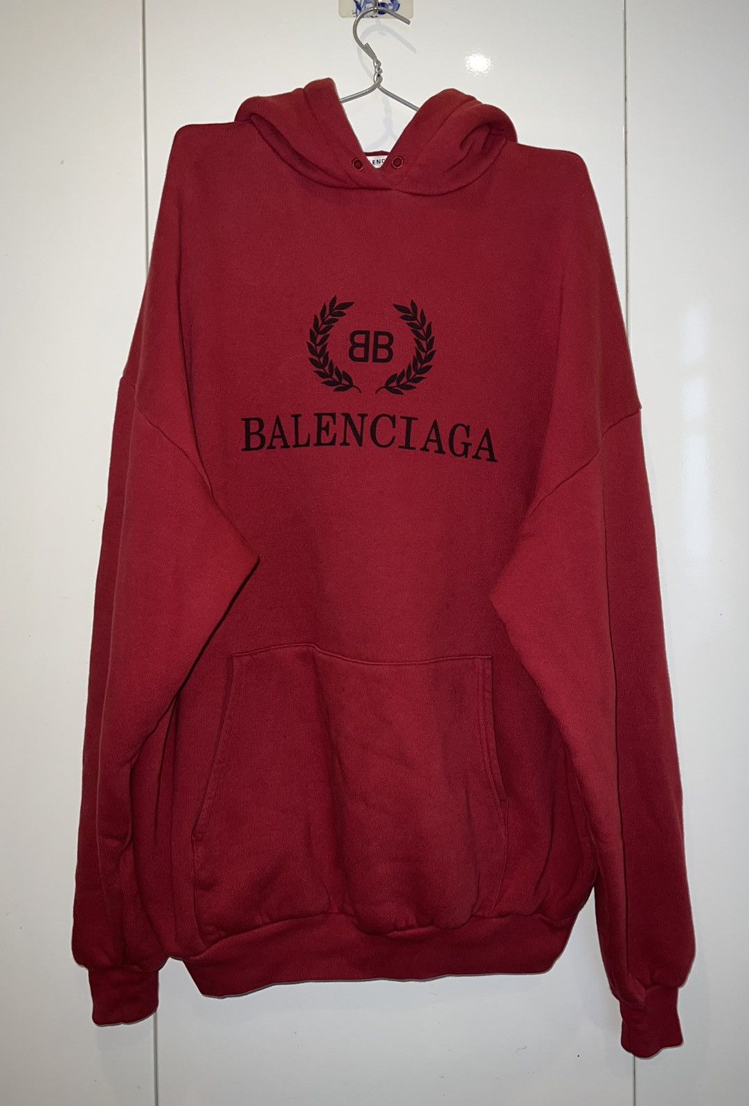 image of Balenciaga Hoodie in Blue, Men's (Size XS)