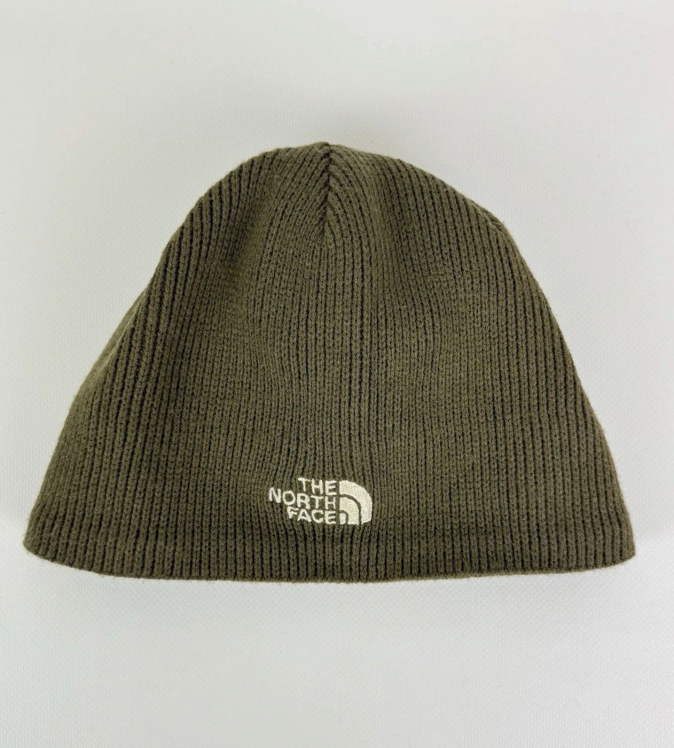 The North Face The North Face Knit Beanie Hat One Size Fleece Inner Khaki Size ONE SIZE - 1 Thumbnail
