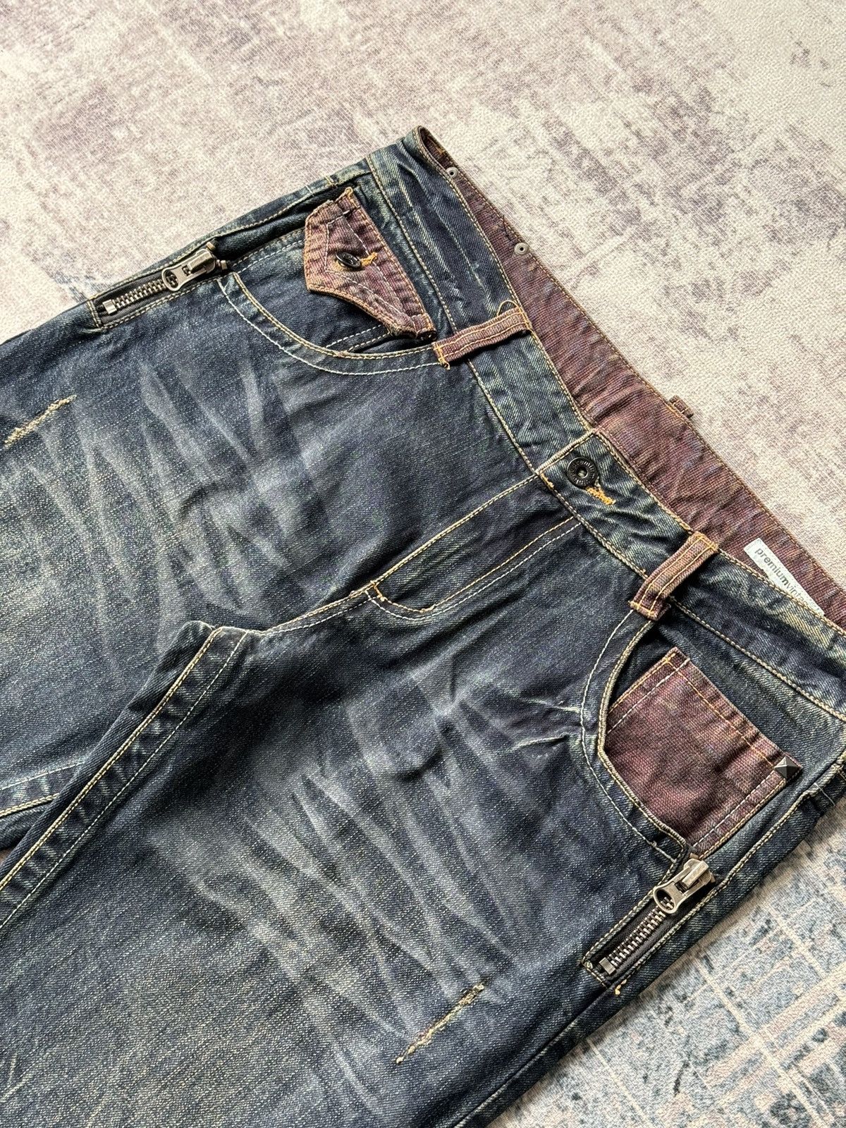 semanticdesign Vintage Semantic Design Tactical Flared Denim / Tornado Mart Size US 35 - 7 Thumbnail