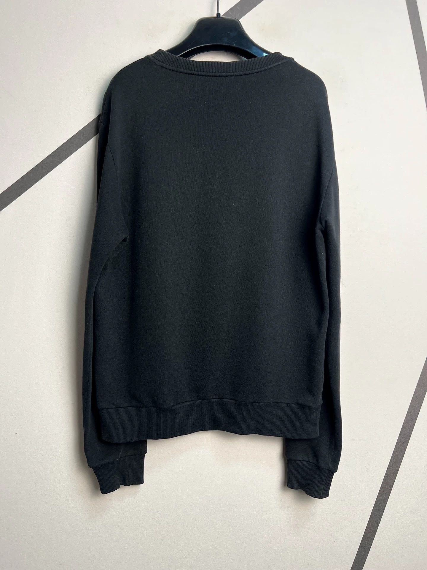 Saint Laurent Paris Authentic Saint Laurent black rhinestone sweatshirt Size US M / EU 48-50 / 2 - 2 Thumbnail