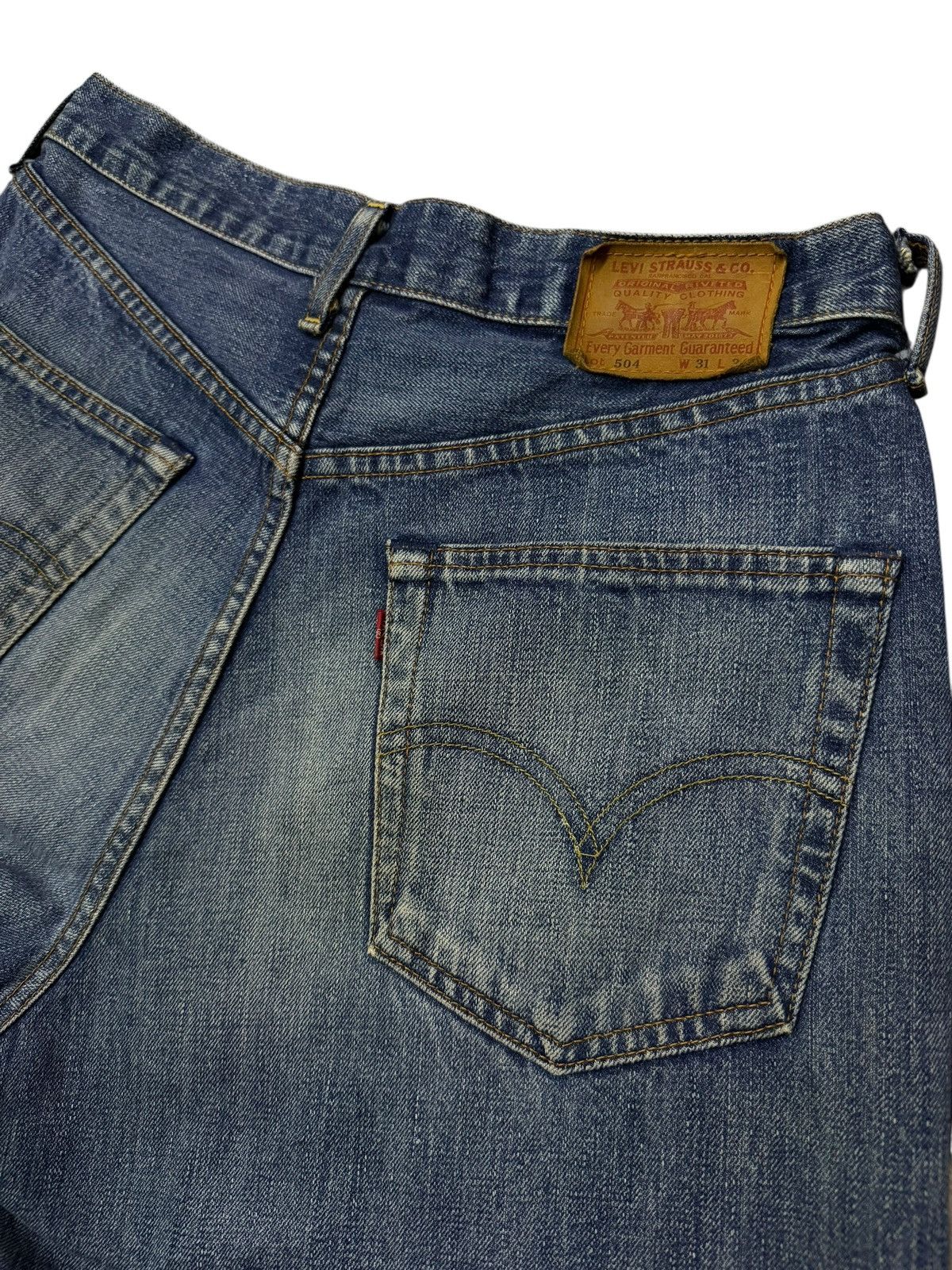 Levi's Vintage Levi’s 504 Made in Japan “Wide Straight Denim Jeans Size US 31 - 8 Thumbnail