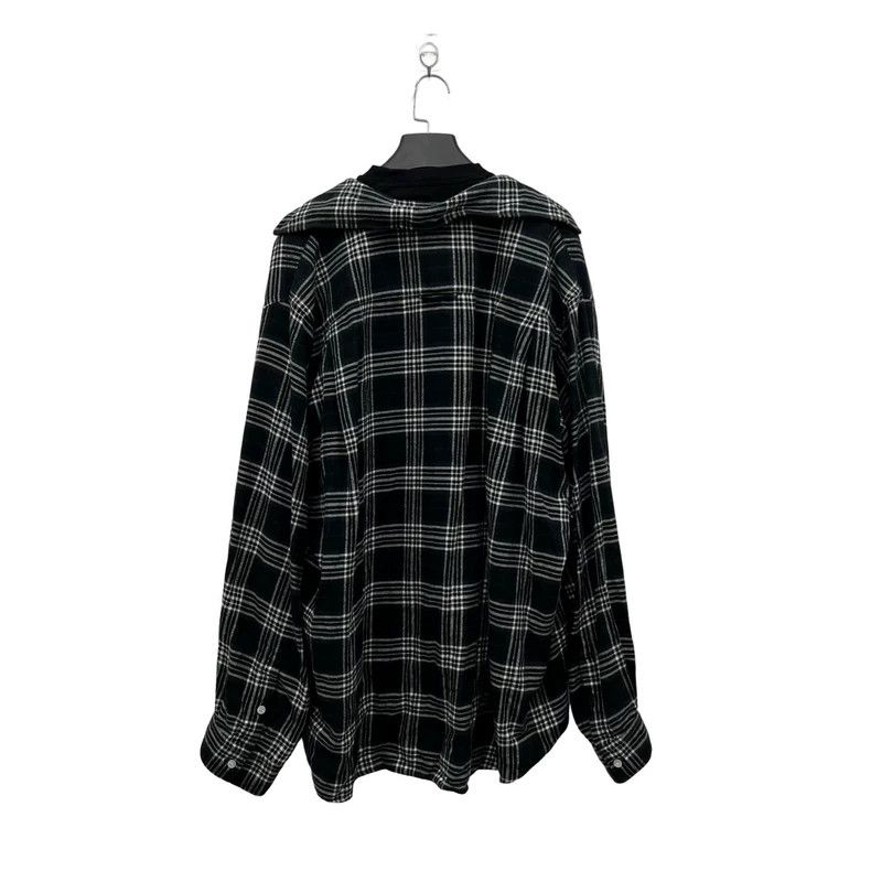 Balenciaga Balenciaga Fake two flannel plaid shirts Size US S / EU 44-46 / 1 - 2 Thumbnail