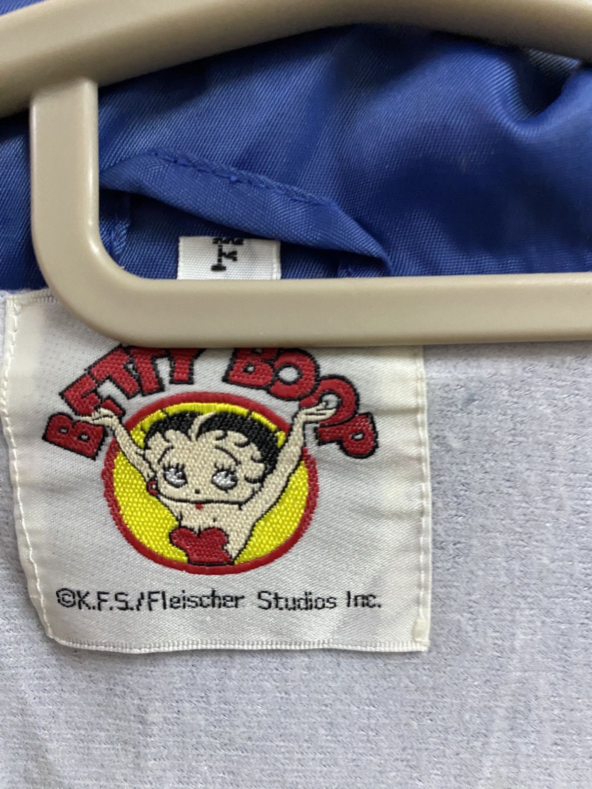 Vintage Vtg Betty Boop Light Jacket Blue Size US XL / EU 56 / 4 - 7 Thumbnail