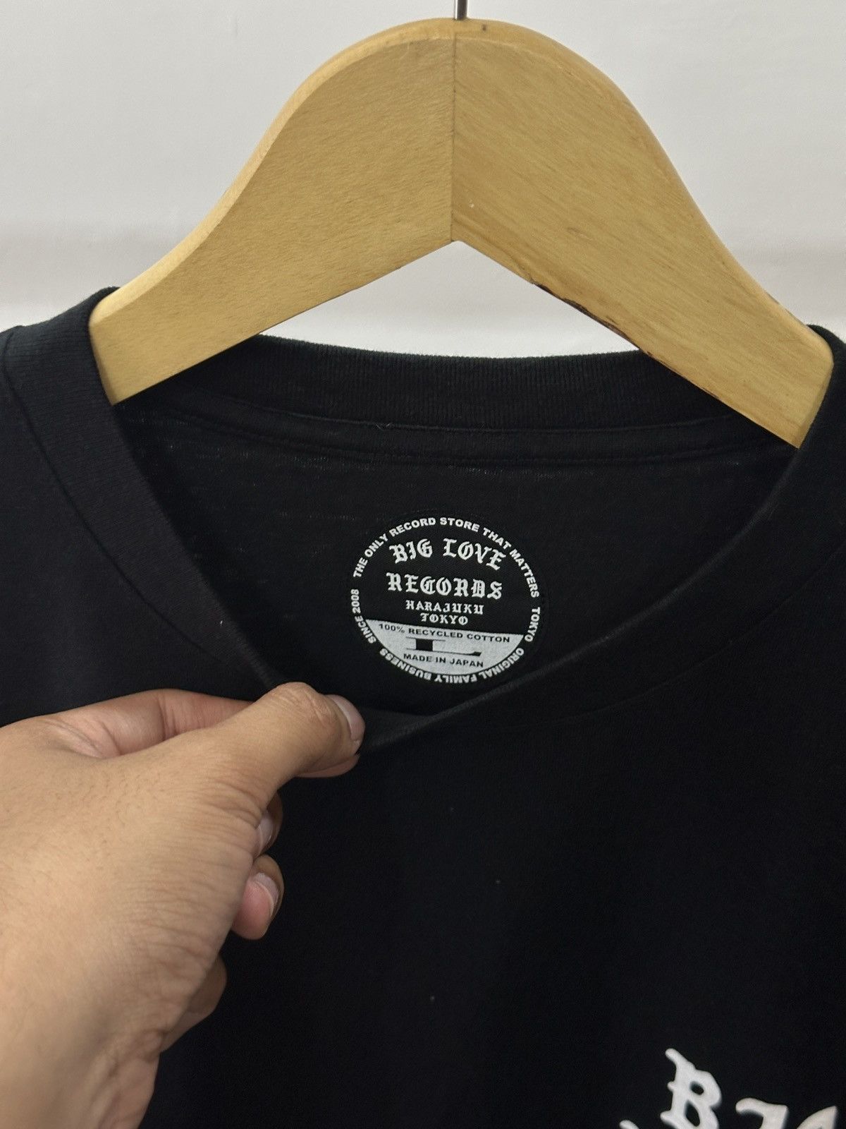 Japanese Brand Big Love Record Tokyo tee 25 "Black" - L Size US L / EU 52-54 / 3 - 3 Thumbnail