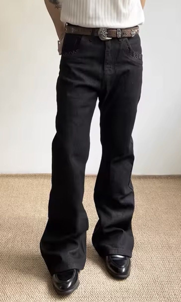Jean Zx bootcut flared Balenciaga offwhite style jeans Size US 34 / EU 50 - 4 Thumbnail