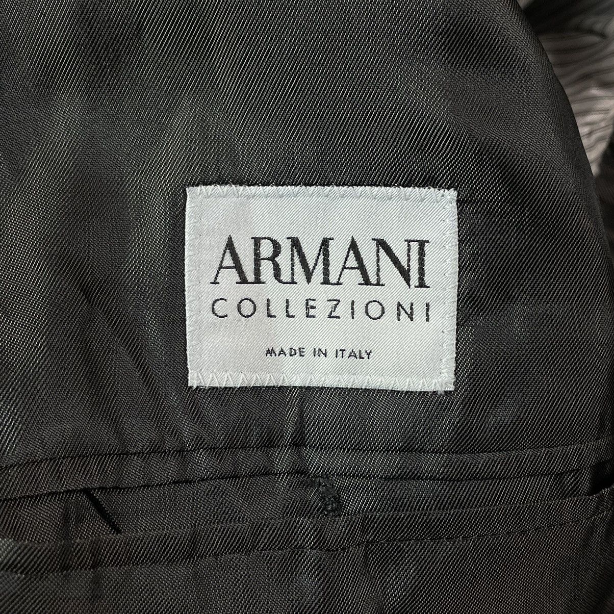 Armani Collezioni × Giorgio Armani Armani Collezioni Check Three Button Blazer Jacket Size 50R - 13 Thumbnail