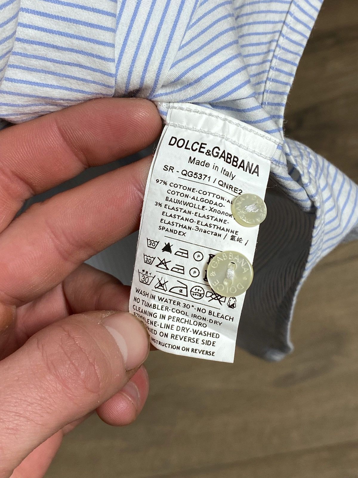 Dolce & Gabbana Dolce & Gabbana Vintage Button Up Shirt Size US L / EU 52-54 / 3 - 7 Thumbnail
