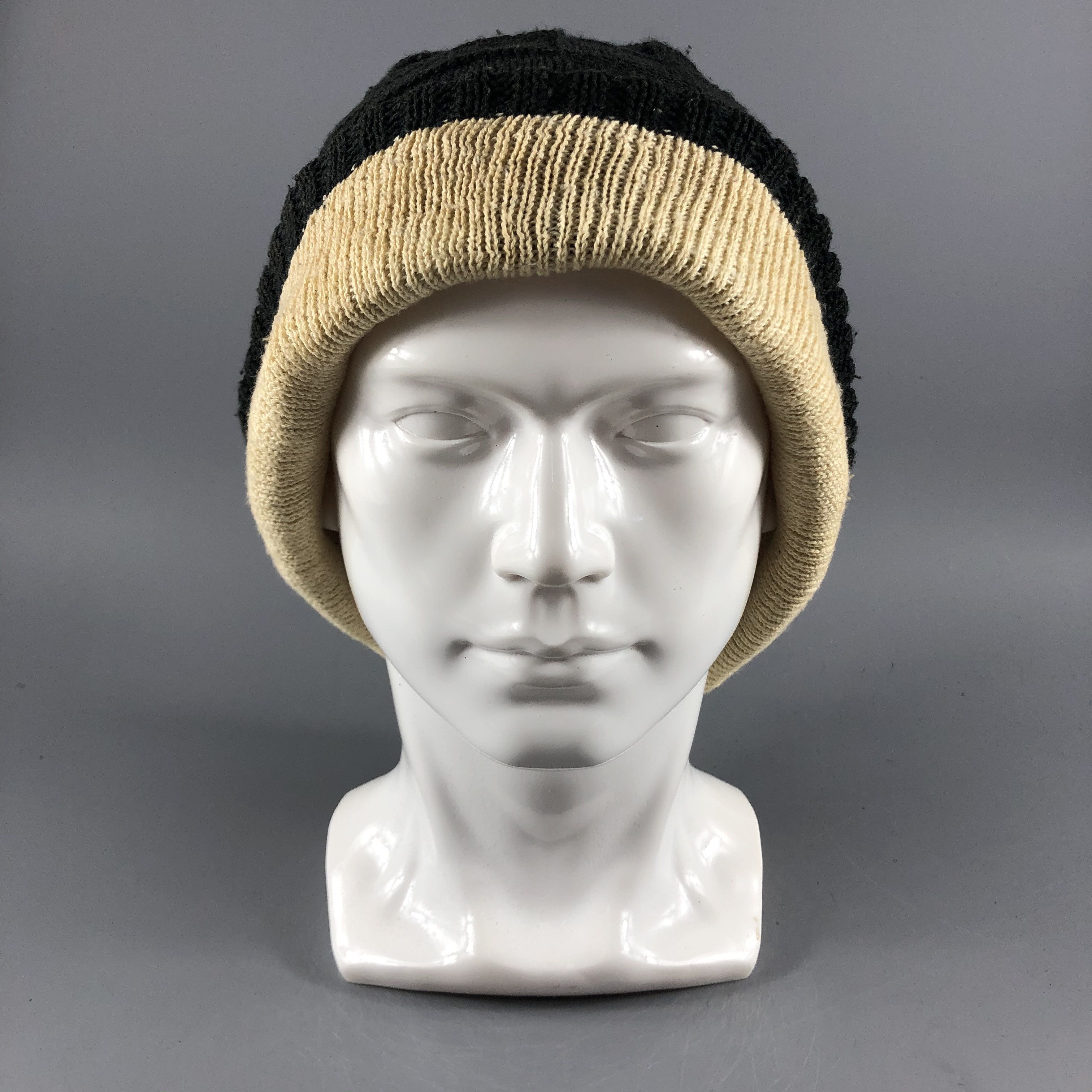 image of Vintage Beams Hats Crochet Beanie Knit Snow Hat Snow Cap B301, Men's