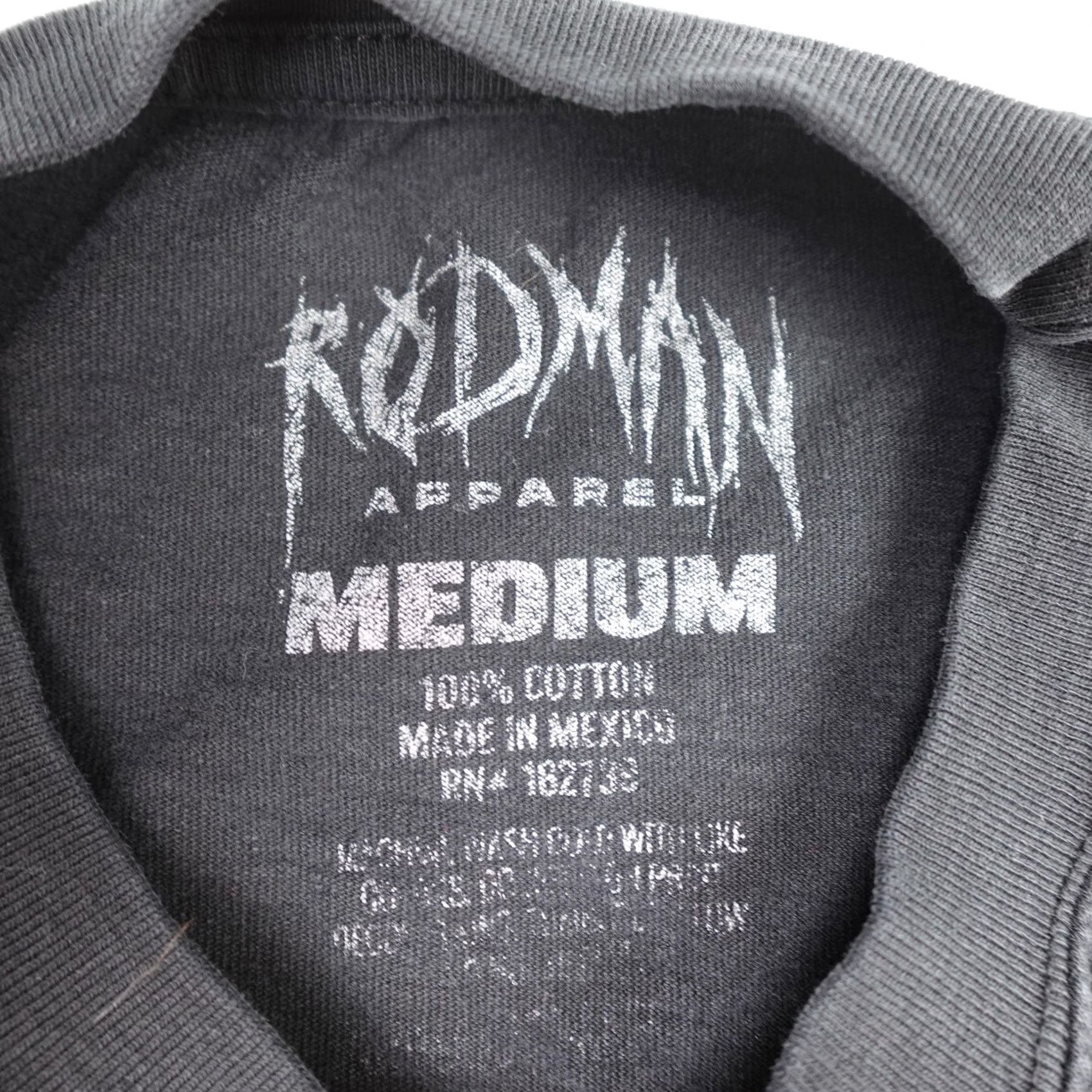 Vintage Rodman Mens Medium T-Shirt Black Graphic Dennis Rodman NBA Tee Crew Neck Short Sleeve Vintage? No, Rodman Apparel Size US M / EU 48-50 / 2 - 3 Thumbnail