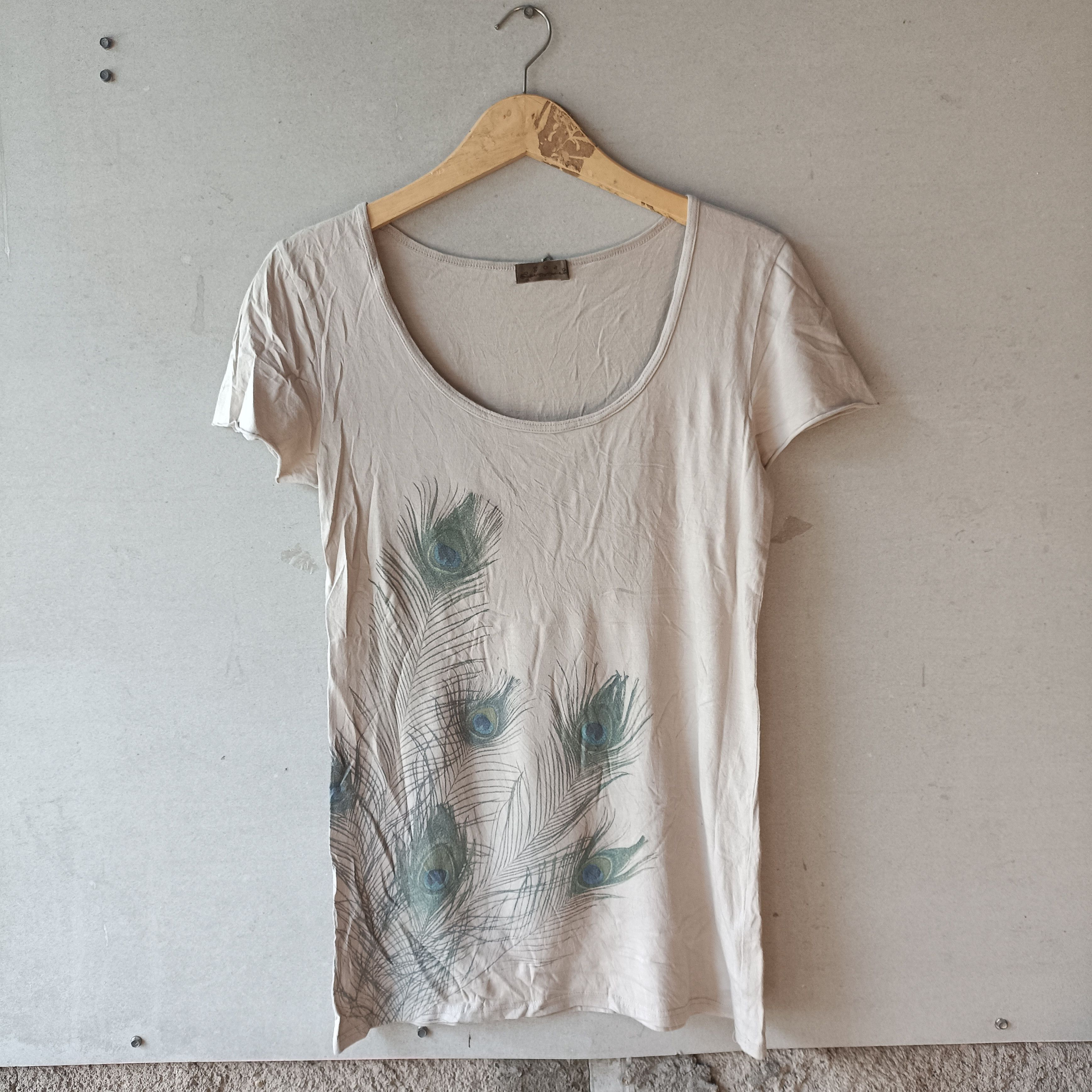 GOA 2000s GOA - goa peacock feather shirt Size US XS / EU 42 / 0 - 1 Thumbnail