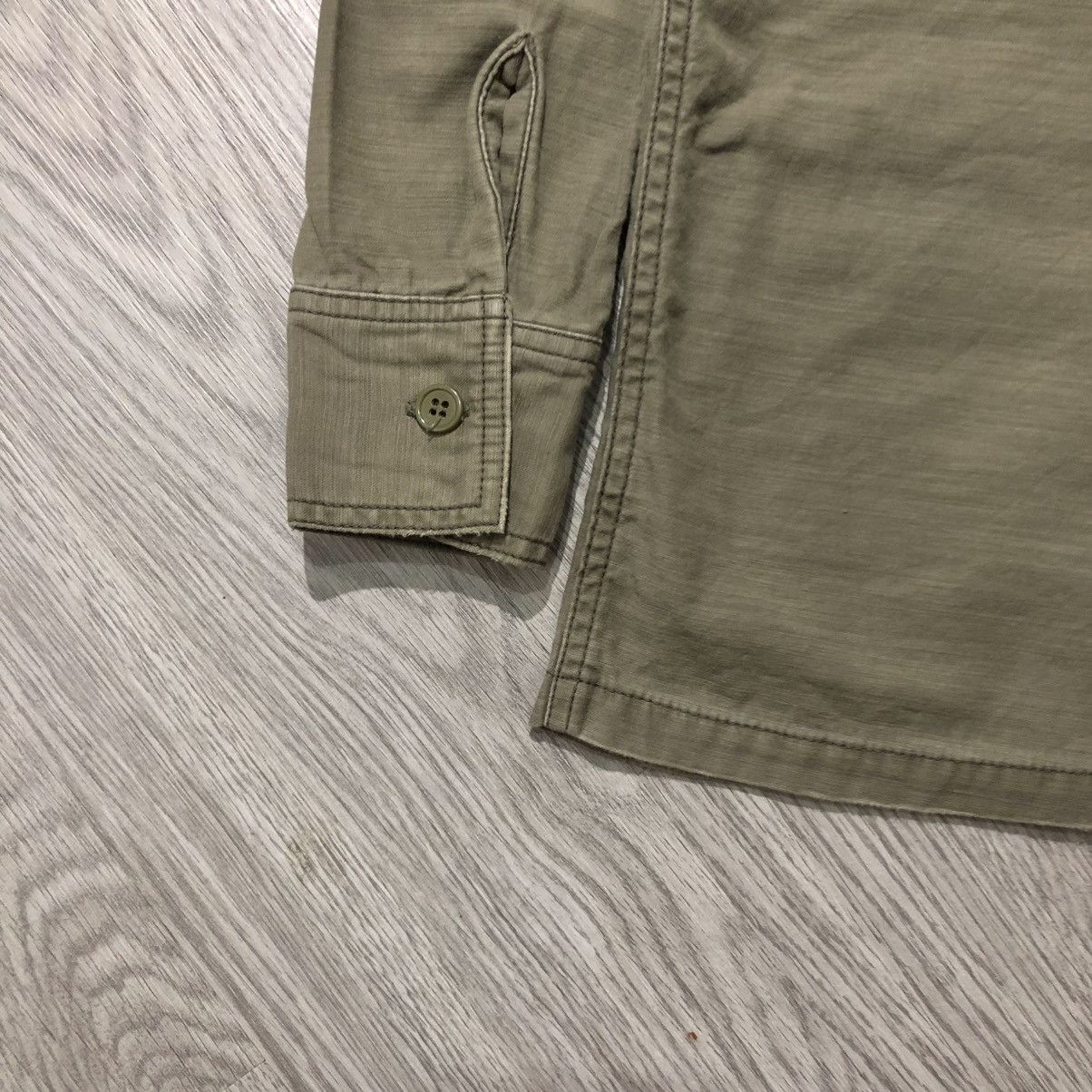 Remi Relief 🇯🇵 Remi Relief Japan Workshirt Double Pocket Military Green Size US XS / EU 42 / 0 - 15 Thumbnail