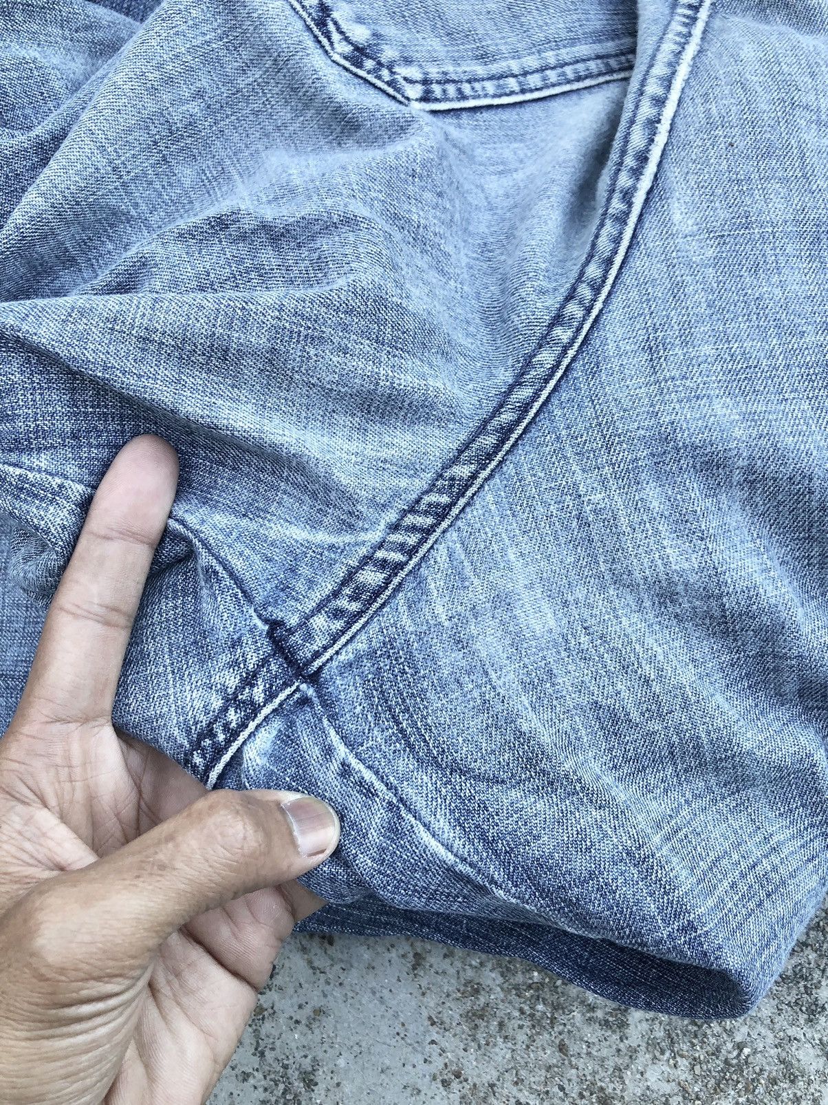 Vintage FLARED⚡️VINTAGE 7 FOL ALL MANKIND DISTRESSED DENIM Size US 32 / EU 48 - 8 Thumbnail