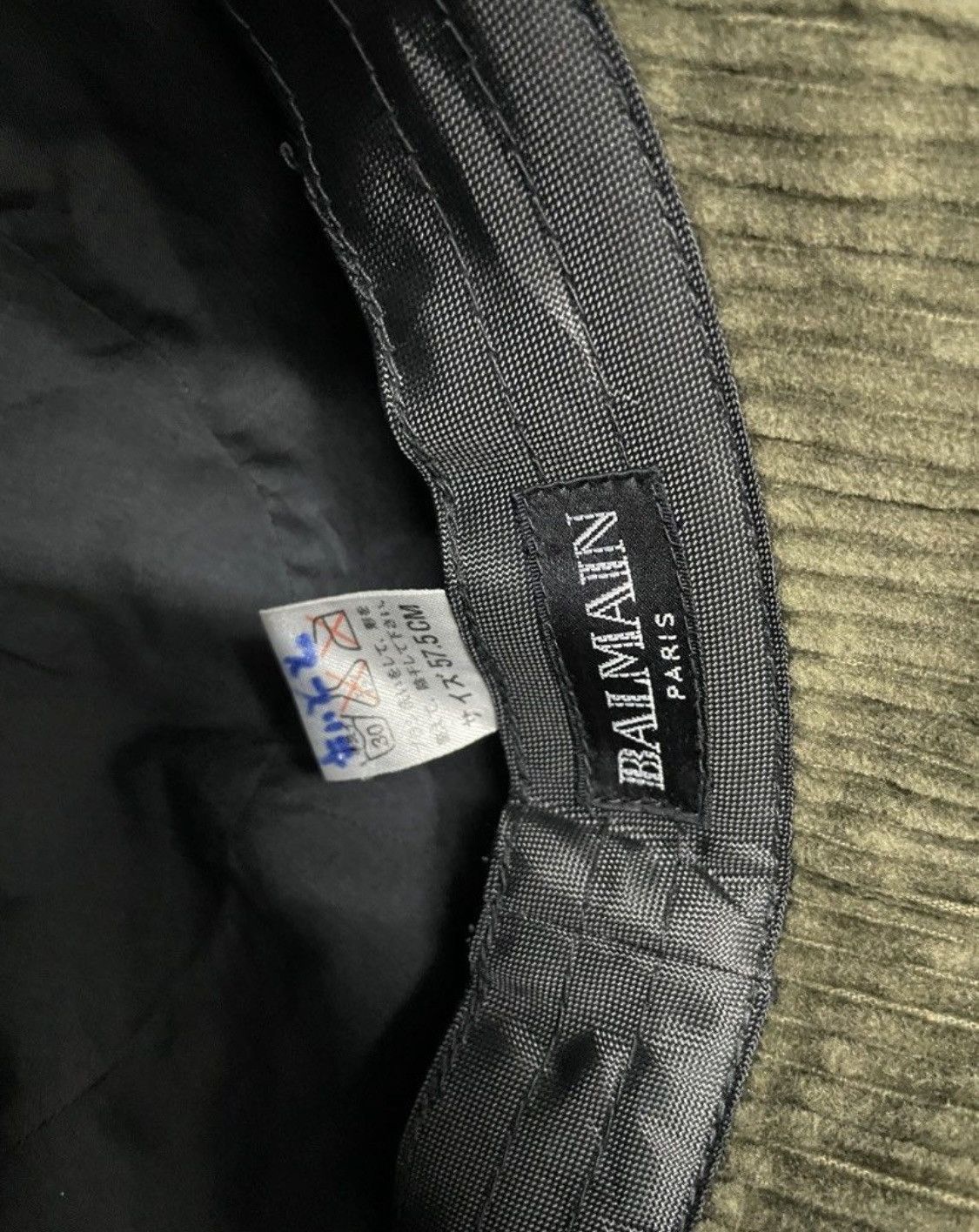 Balmain Vintage Balmain Corduroy Hats Size ONE SIZE - 4 Thumbnail