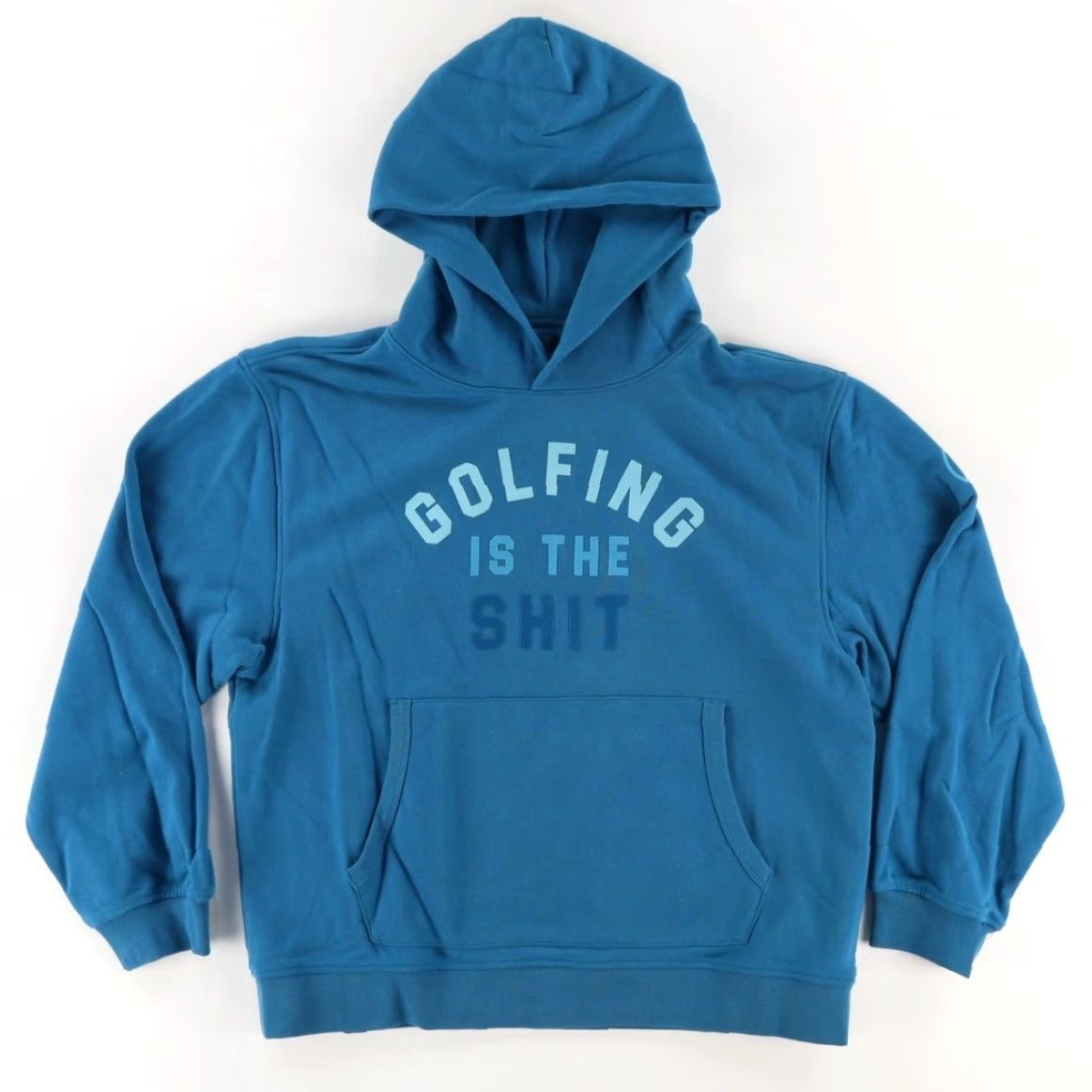 G/FORE VINTAGE G/Fore Hoodie Shirt Mens M Blue Golfing is the S*** Solid Long Sleeve Hoodie Mens M Blue Size US M / EU 48-50 / 2 - 4 Thumbnail