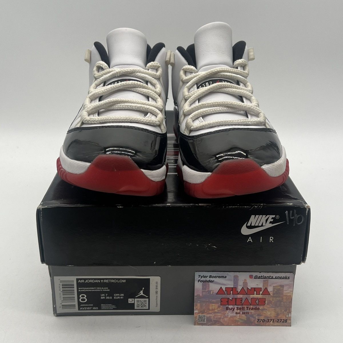 Jordan Brand Air Jordan 11 Low concord bred Size US 8 / EU 41 - 2 Thumbnail