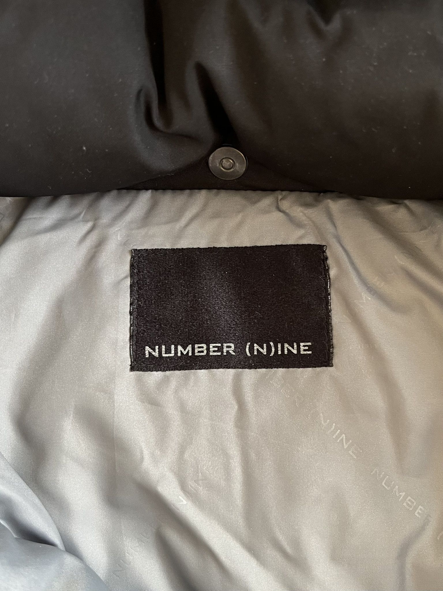 Number (N)ine number (n)ine aw12 spider web goose down puffer Size US L / EU 52-54 / 3 - 8 Thumbnail
