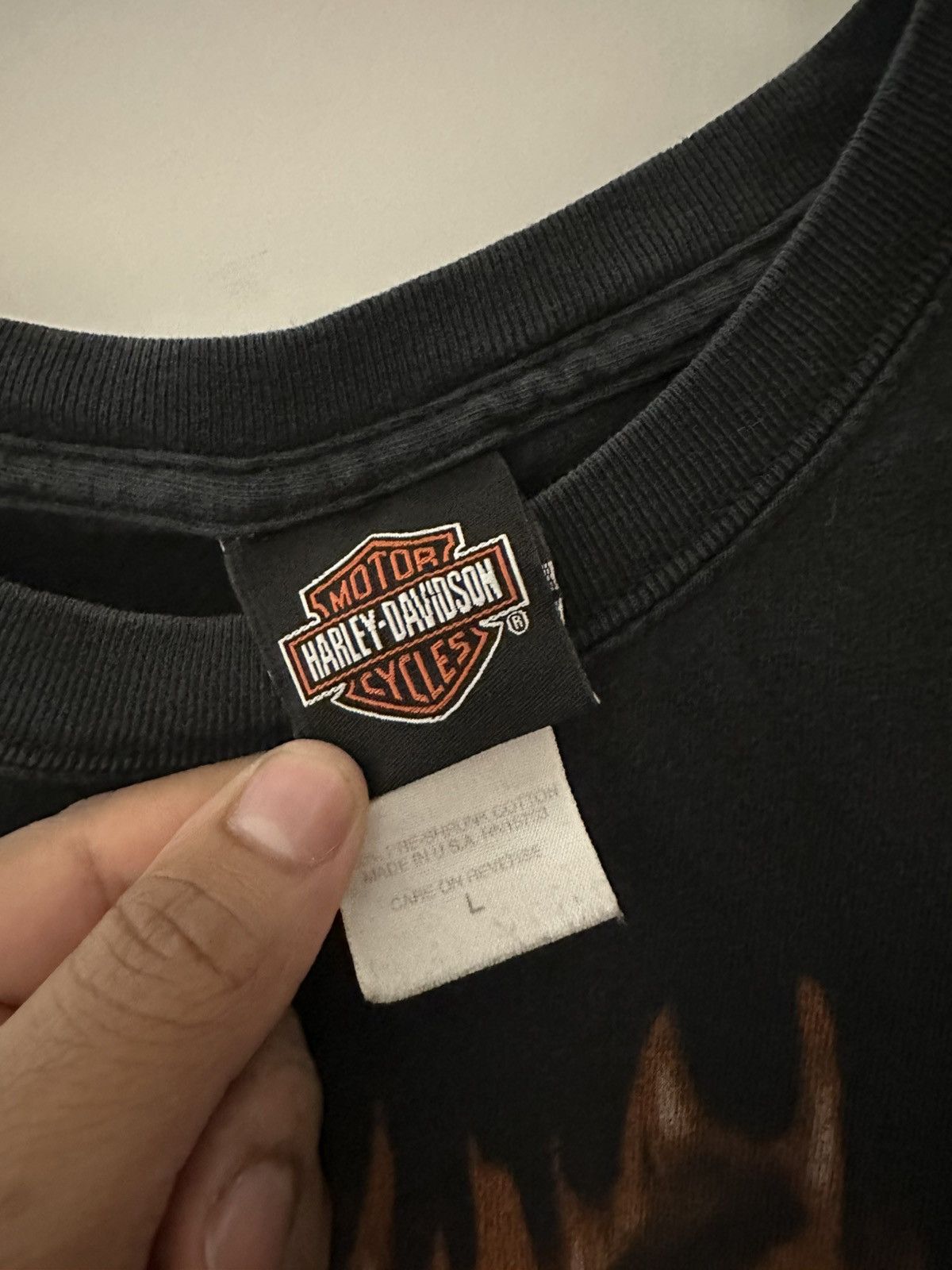 Vintage Vintage Harley Davidson T shirt Size US L / EU 52-54 / 3 - 3 Thumbnail