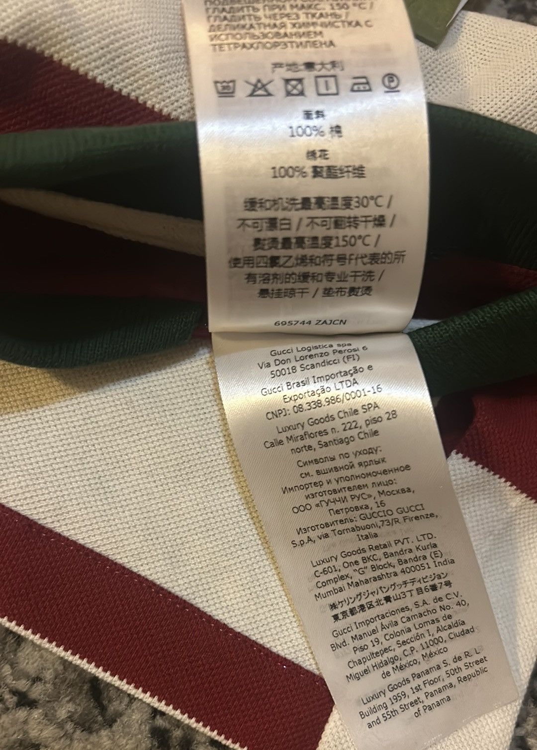 Gucci Gucci Pet Striped T-shirt with Patch size S Size ONE SIZE - 7 Thumbnail