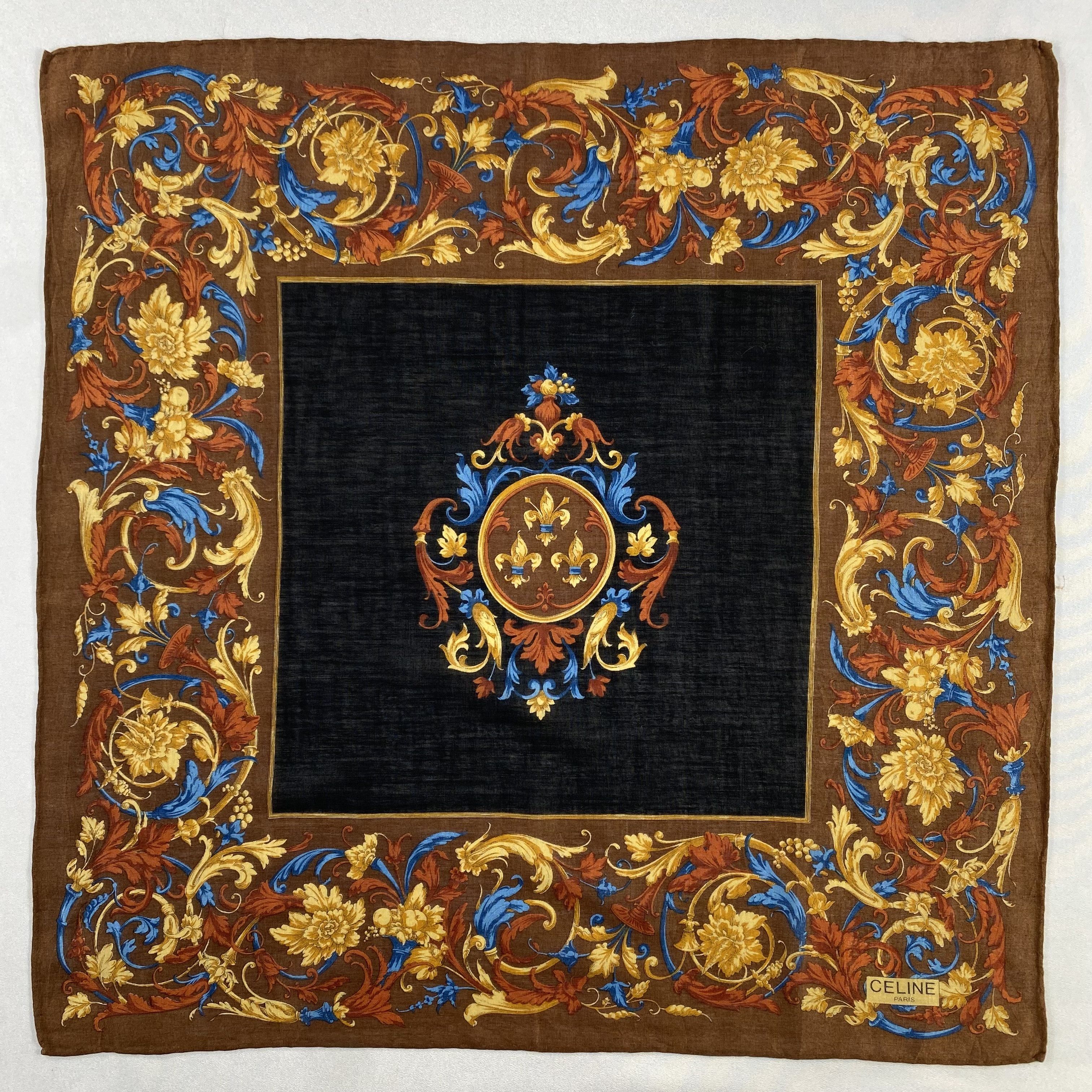 Celine × Vintage Celine Handkerchief / Neckerchief / Bandana-P1441 Size ONE SIZE - 1 Thumbnail