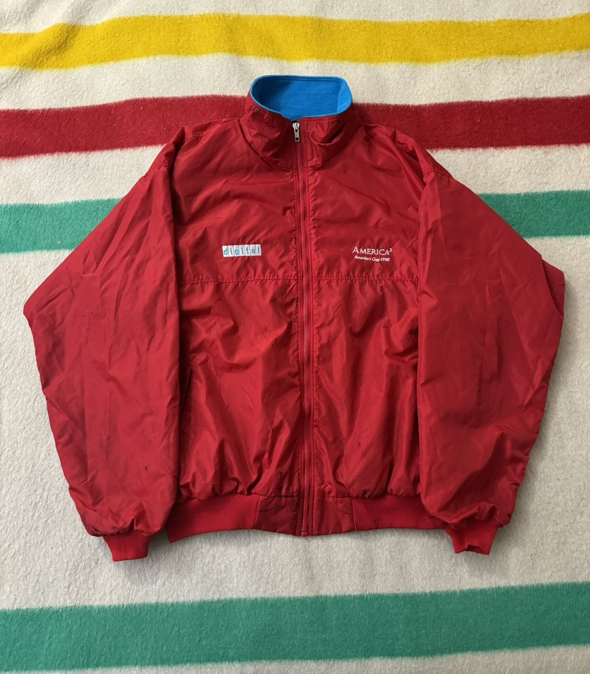 1992 America³ America Cubed Americas Cup Patagonia Jacket XL