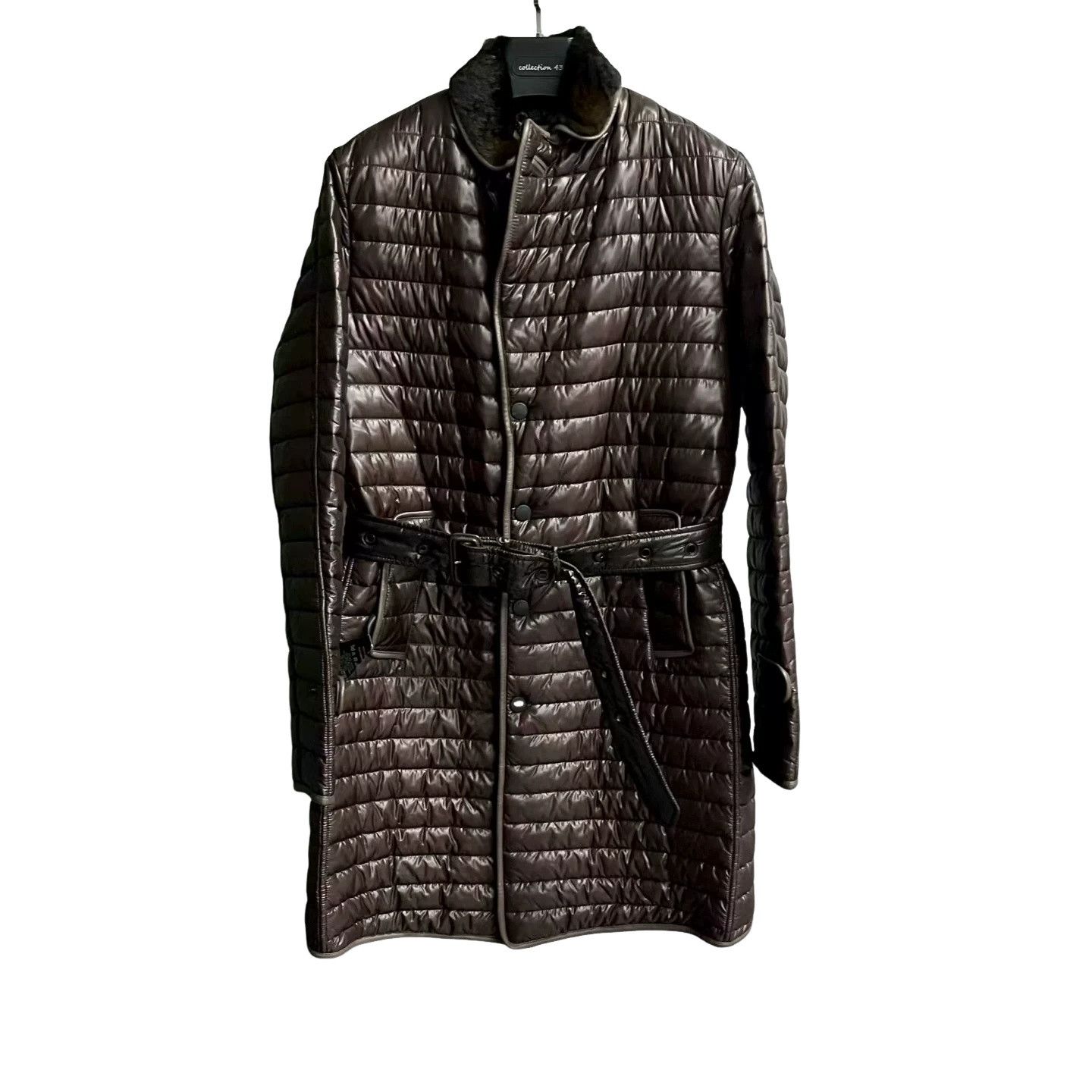 Burberry Burberry Shearling Trim Quilted Coat Size 48 Size US M / EU 48-50 / 2 - 1 Thumbnail