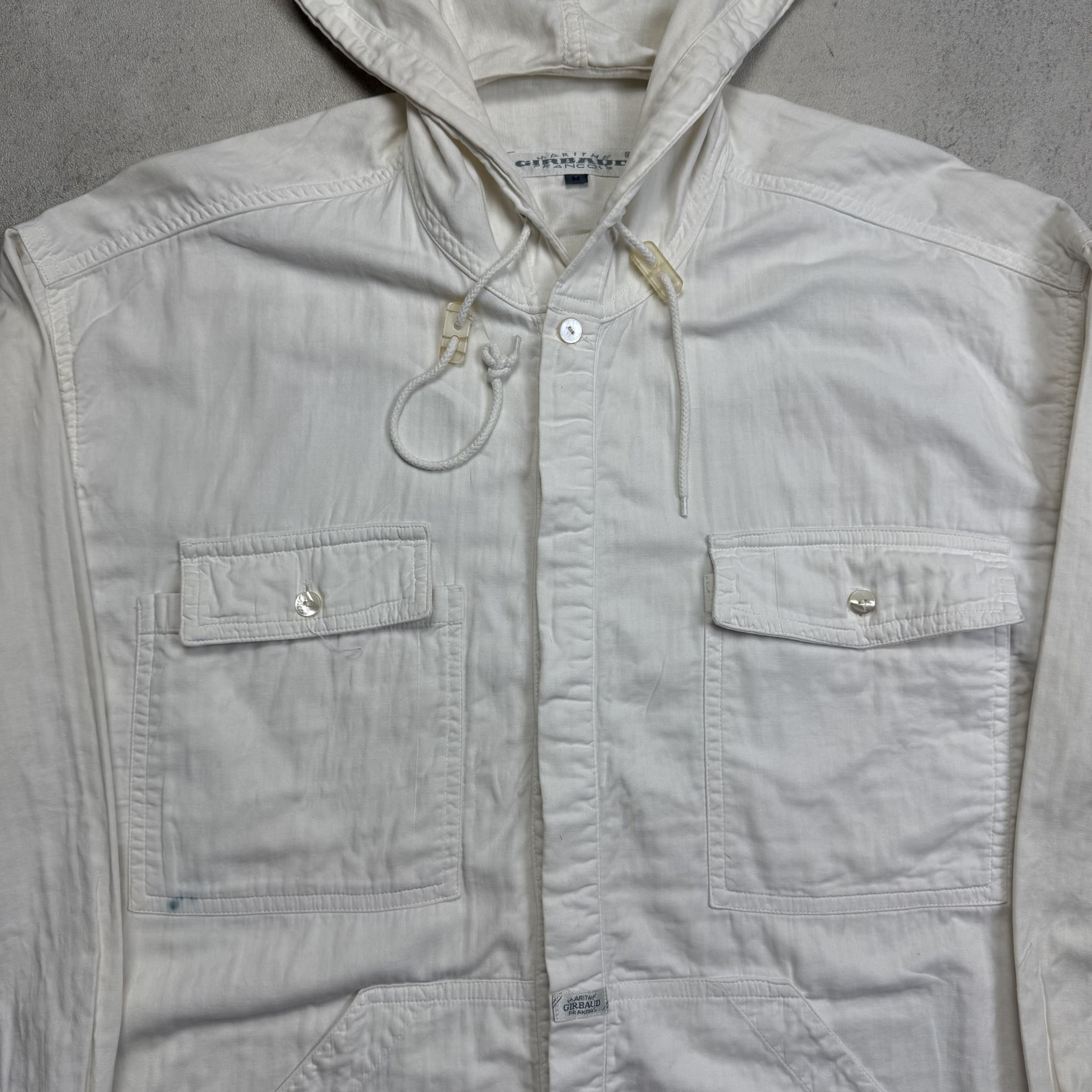 Marithe + Francois Girbaud Vintage Marithe Francois Girbaud Hooded Shirt Outer Size US M / EU 48-50 / 2 - 4 Thumbnail