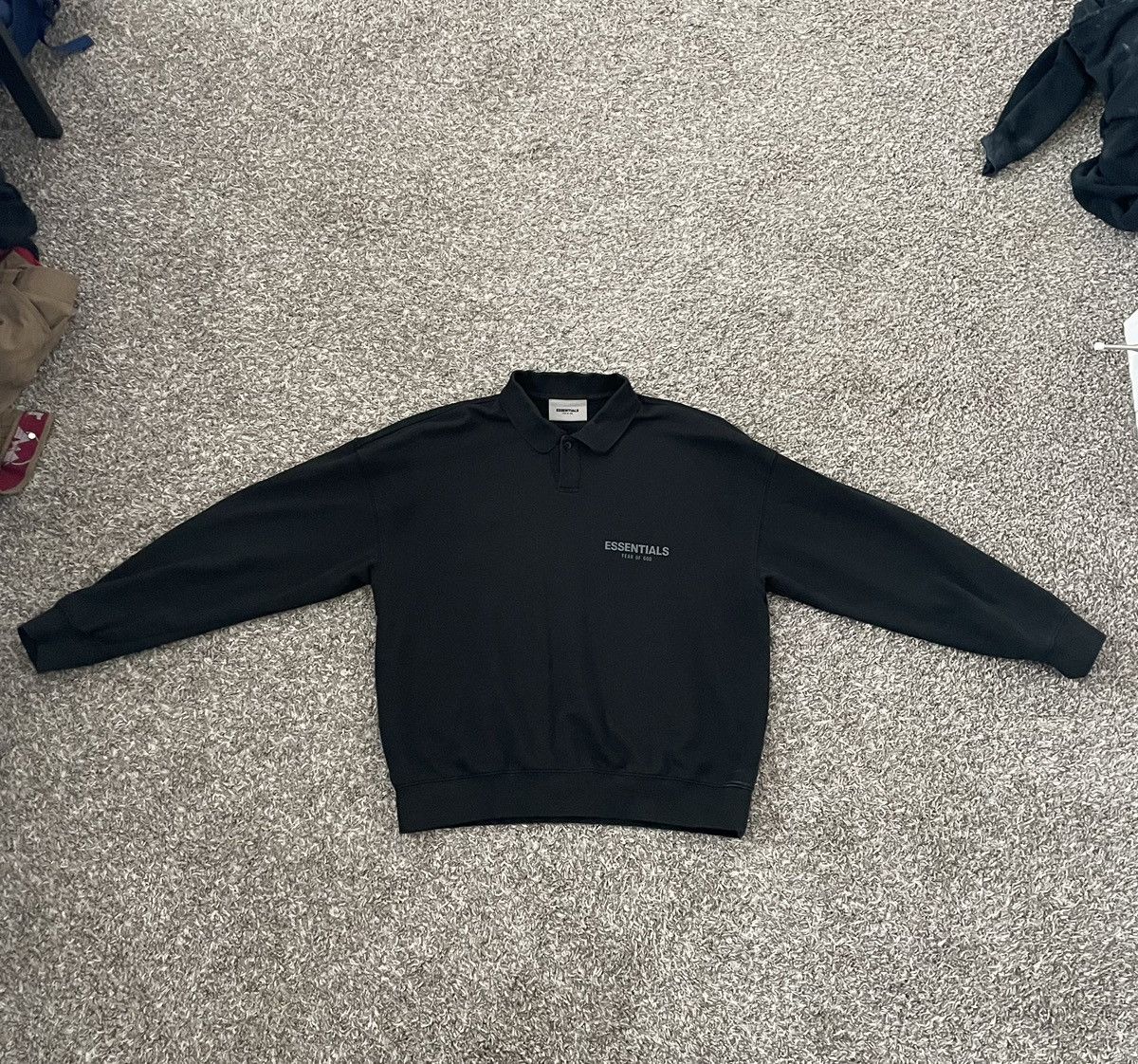 Fear of God Fear of God Essentials Long sleeve Button Up | Grailed