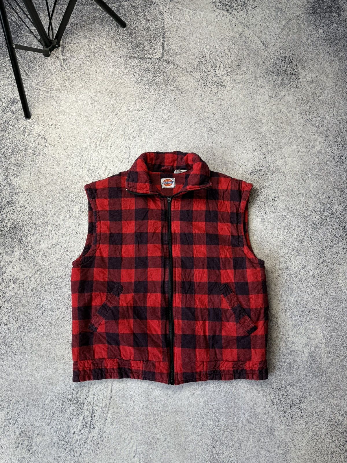 Other Vintage Dickies Plaid Vest RARE size L Size US L / EU 52-54 / 3 - 14 Thumbnail