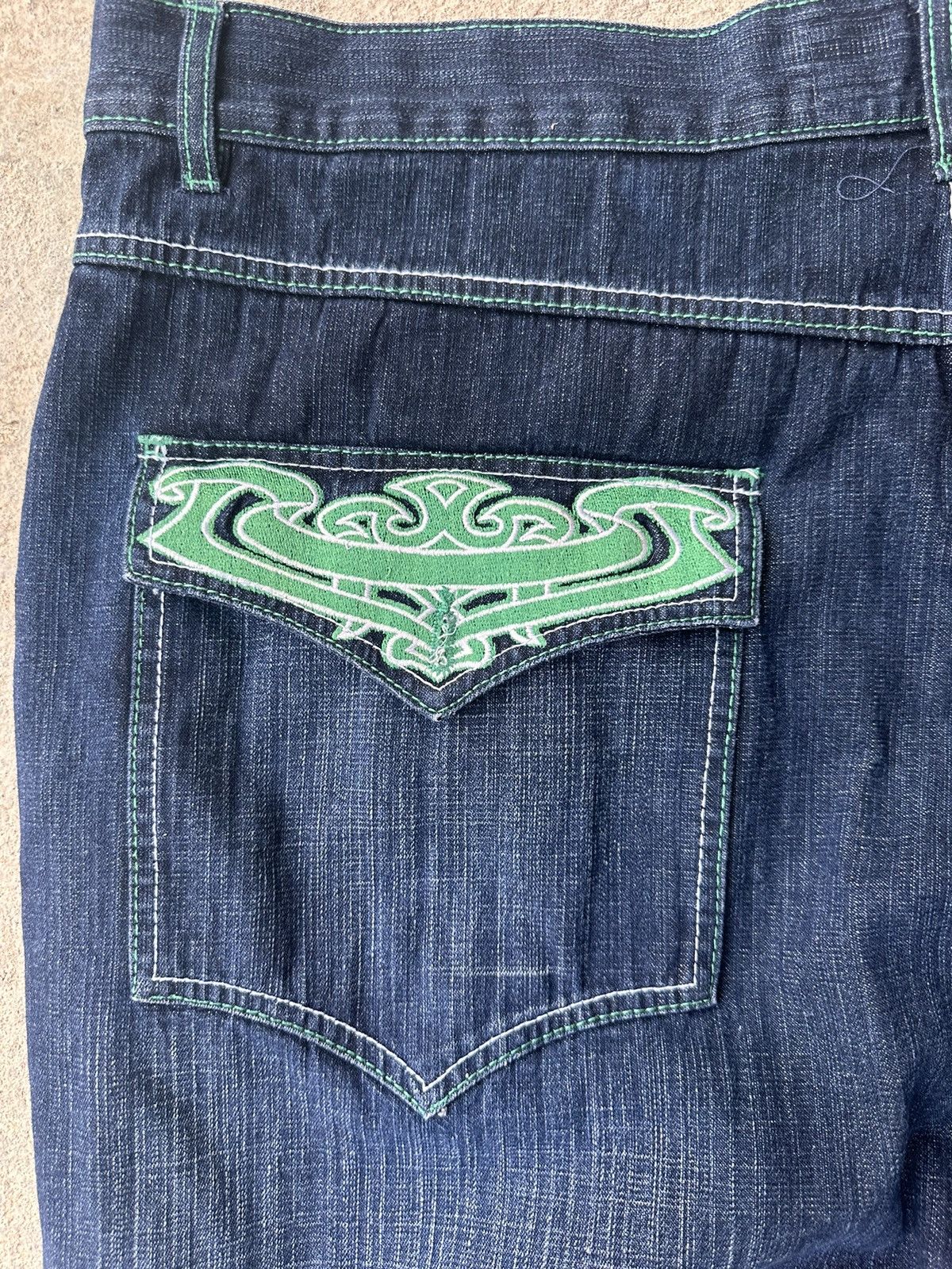 Affliction × Vintage Y2K Affliction Style Denim Jeans Size US 44 / EU 60 - 9 Thumbnail