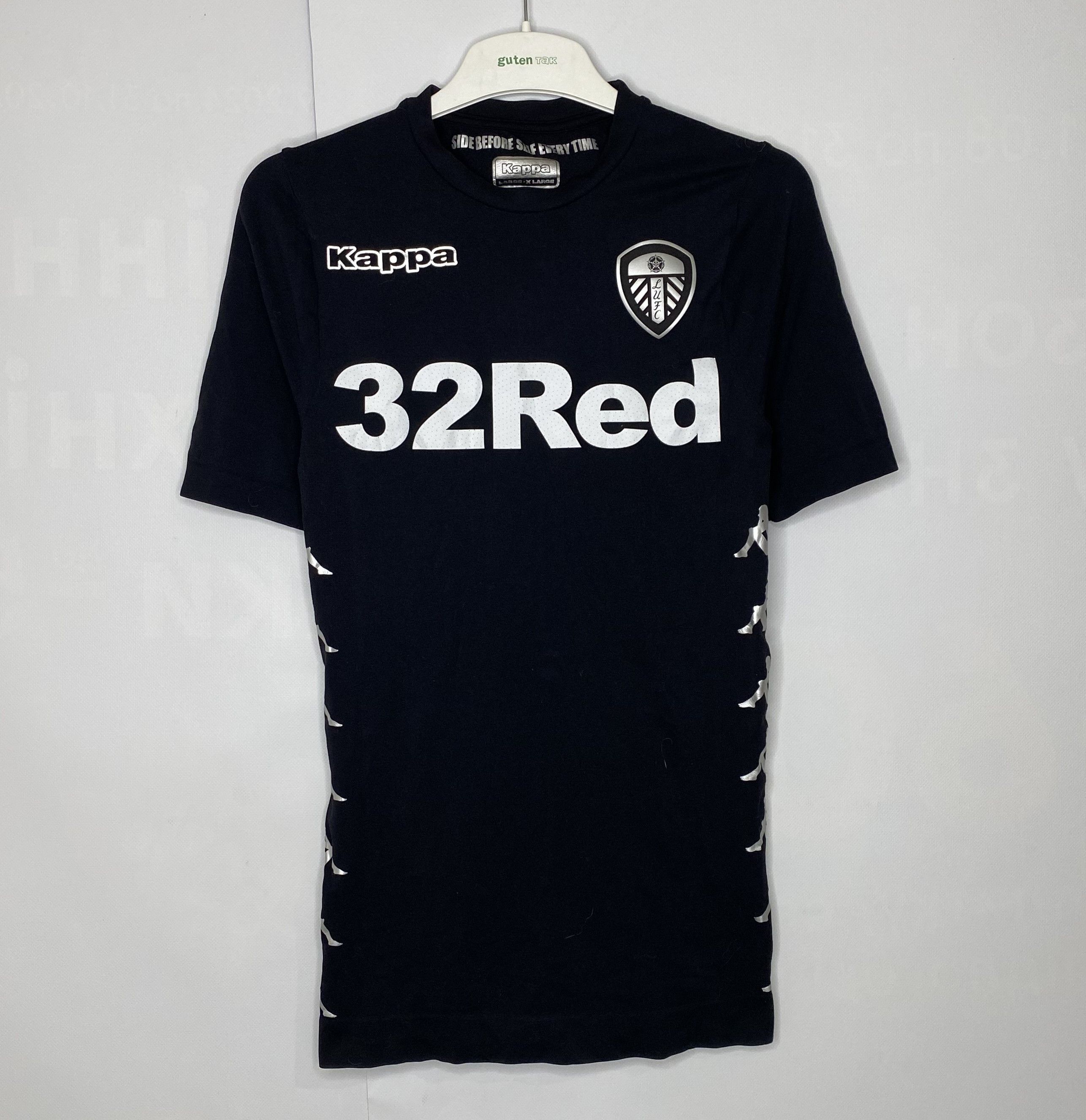 Kappa LEEDS UNITED 2017 AWAY PLAYER ISSUE FOOTBALL SHIRT SOCCER Size US L / EU 52-54 / 3 - 1 Thumbnail
