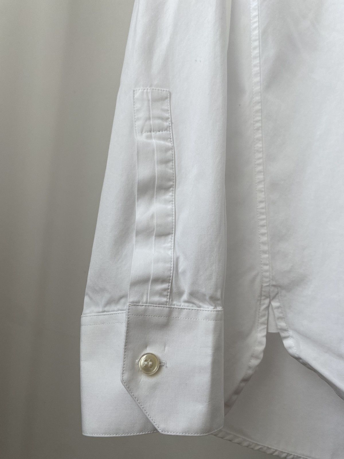 Saint Laurent Paris Saint Laurent Paris white button up basic shirt Size US M / EU 48-50 / 2 - 7 Thumbnail