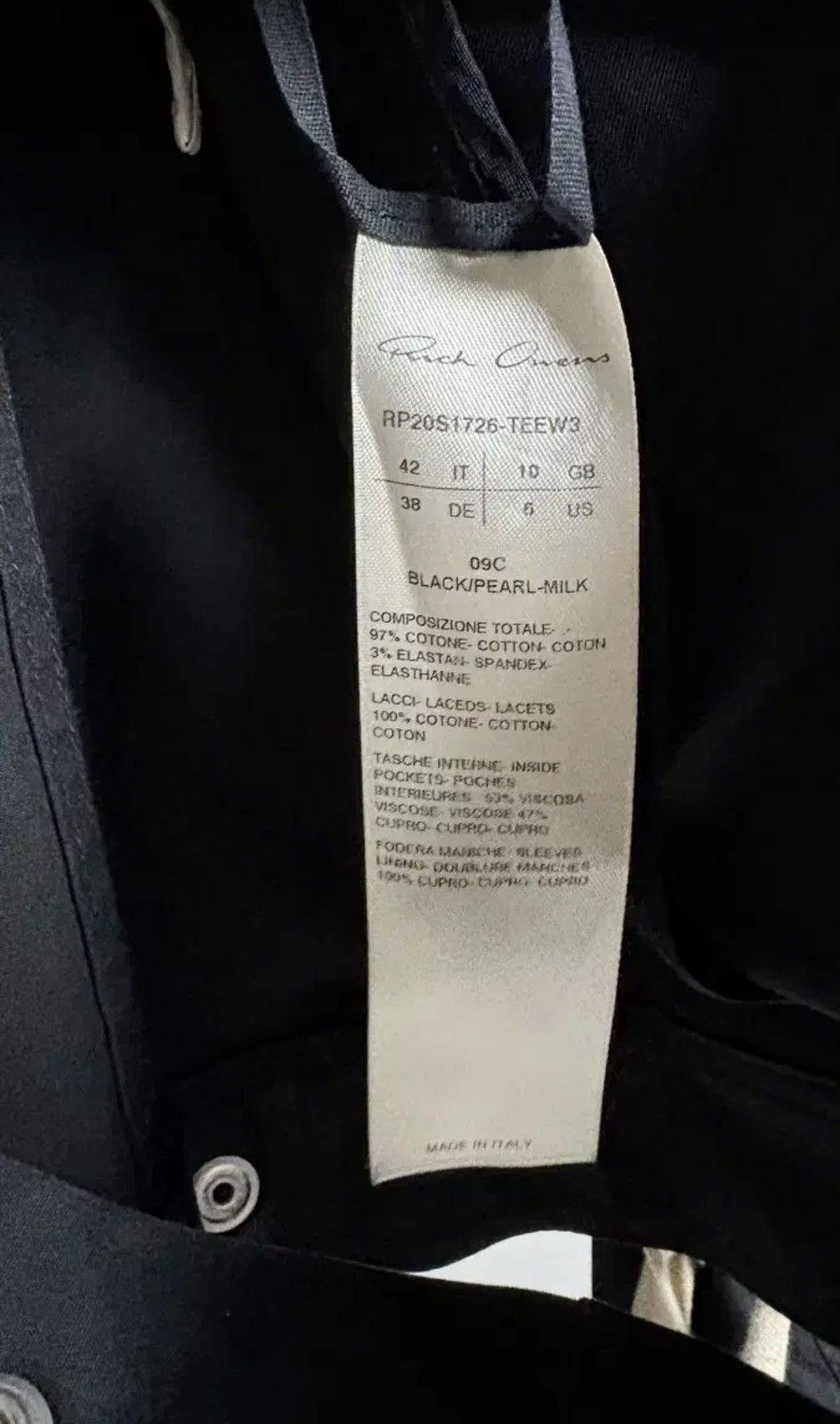 Rick Owens Rick Owens SS20 Mega Lace Jacket Size US XS / EU 42 / 0 - 4 Thumbnail