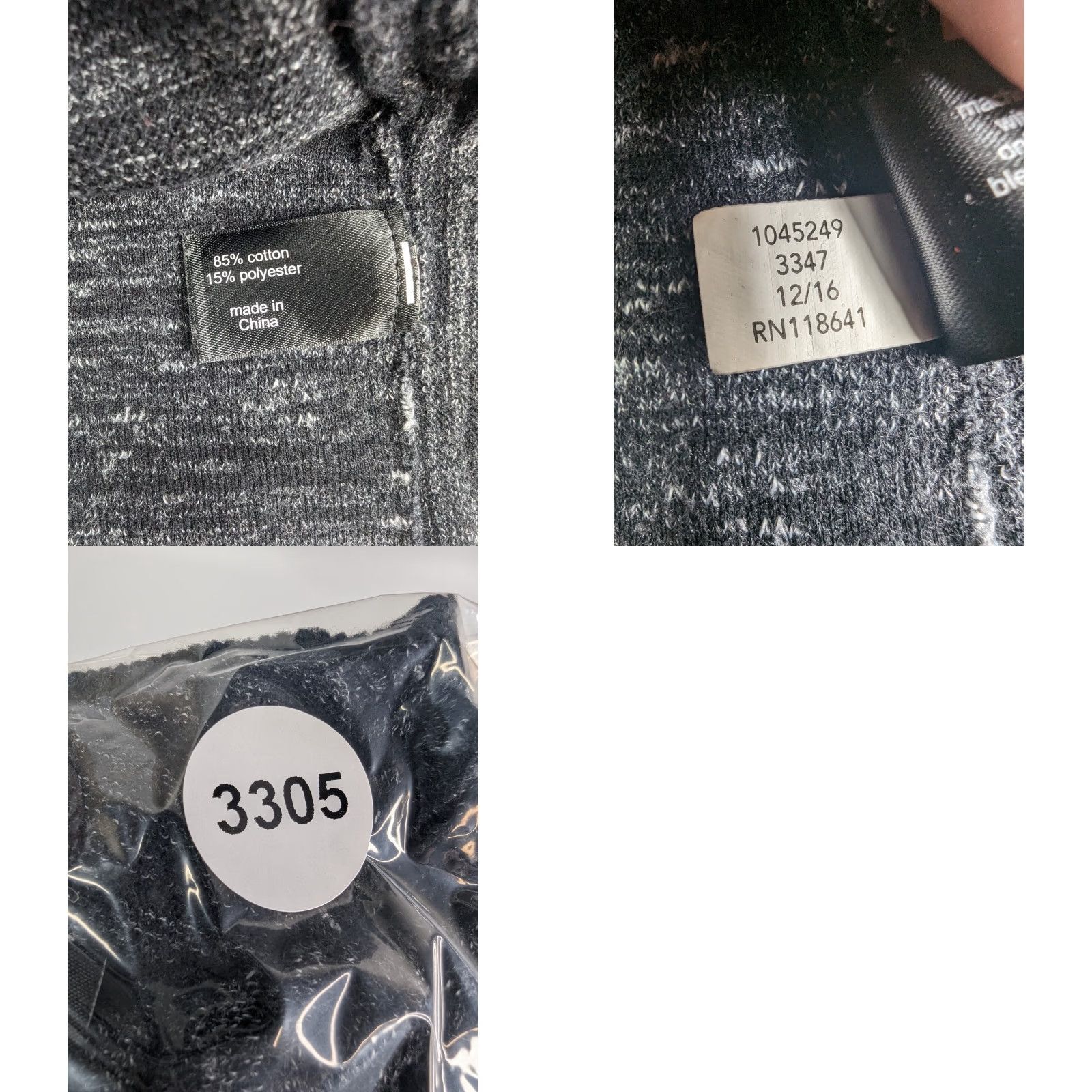 Vintage VINTAGE Lane Bryant Black Open Long Sleeve Front Knit Cardigan Size 14/16 Cotton Size XL / US 12-14 / IT 48-50 - 8 Thumbnail