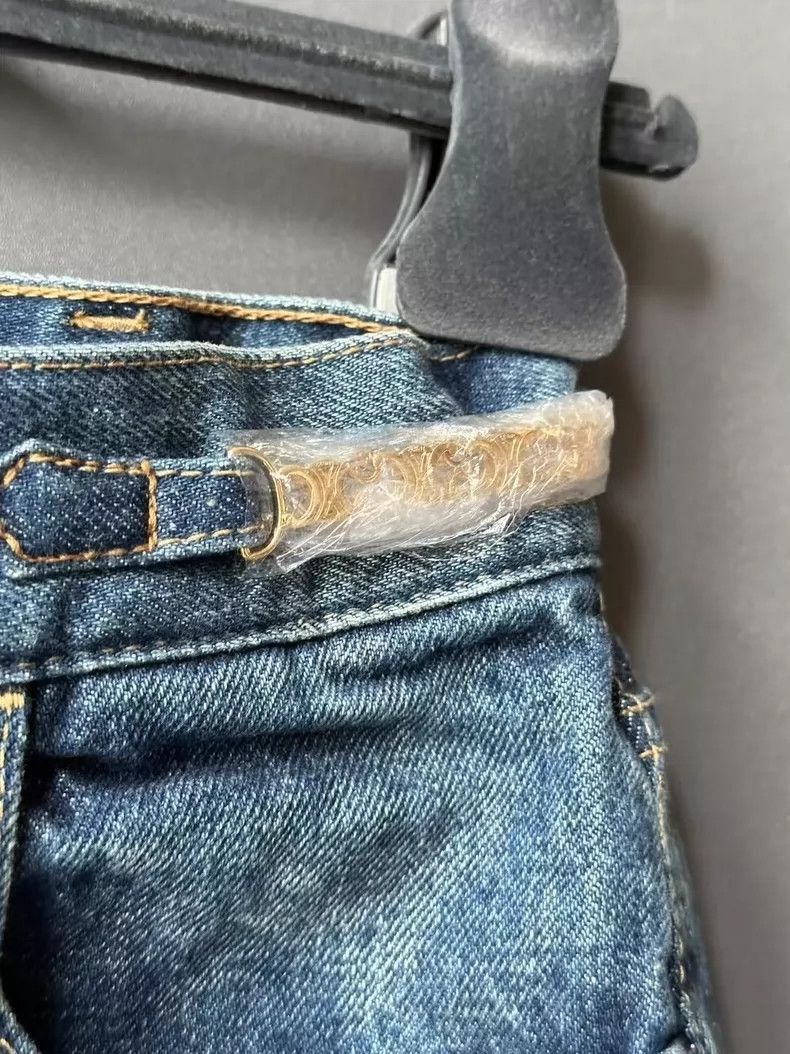 Celine Celine Jane Chains Denim Pants Size US 26 / EU 42 - 2 Thumbnail