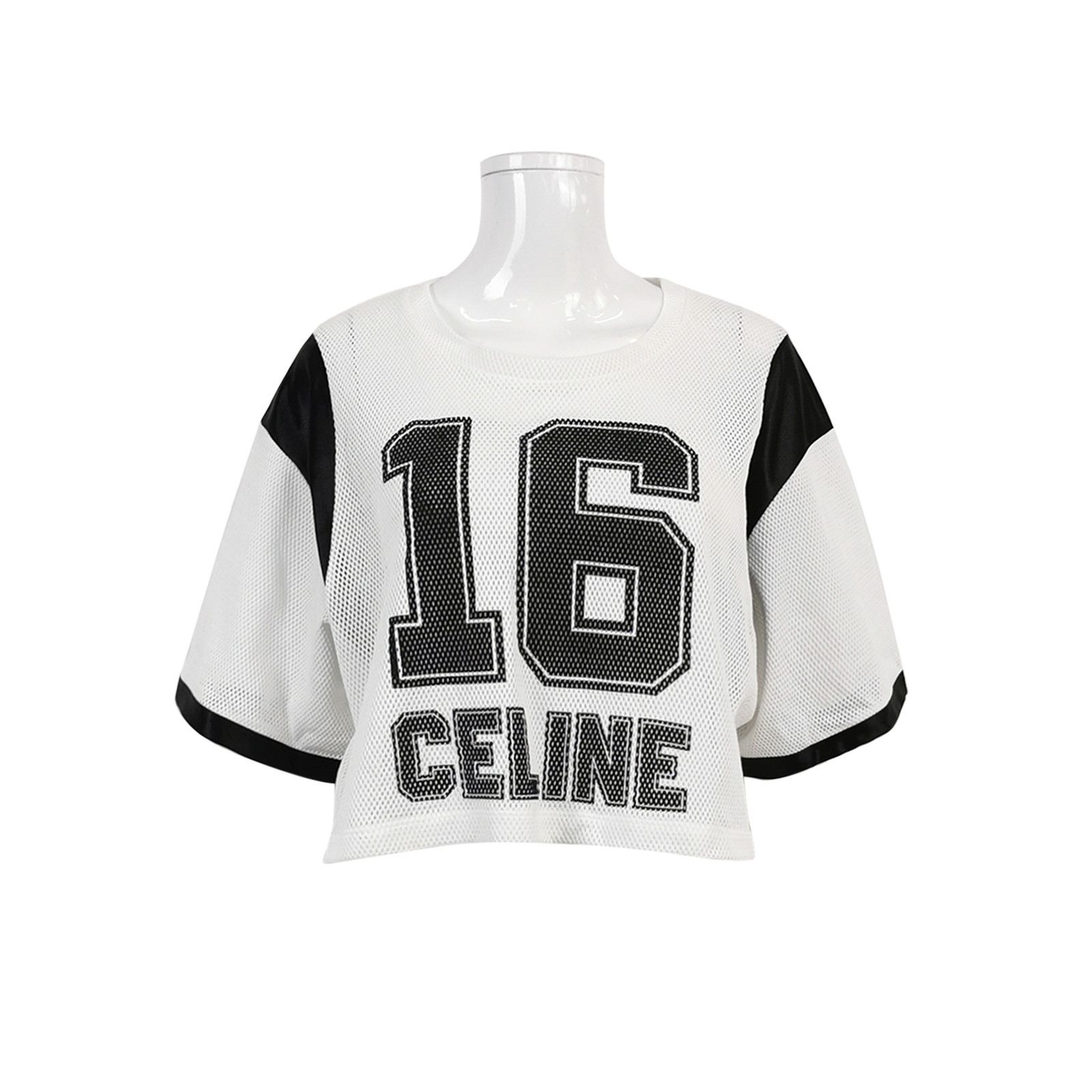 Celine Celine 16 Logo Mesh T-Shirt Size M Size M / US 6-8 / IT 42-44 - 1 Thumbnail