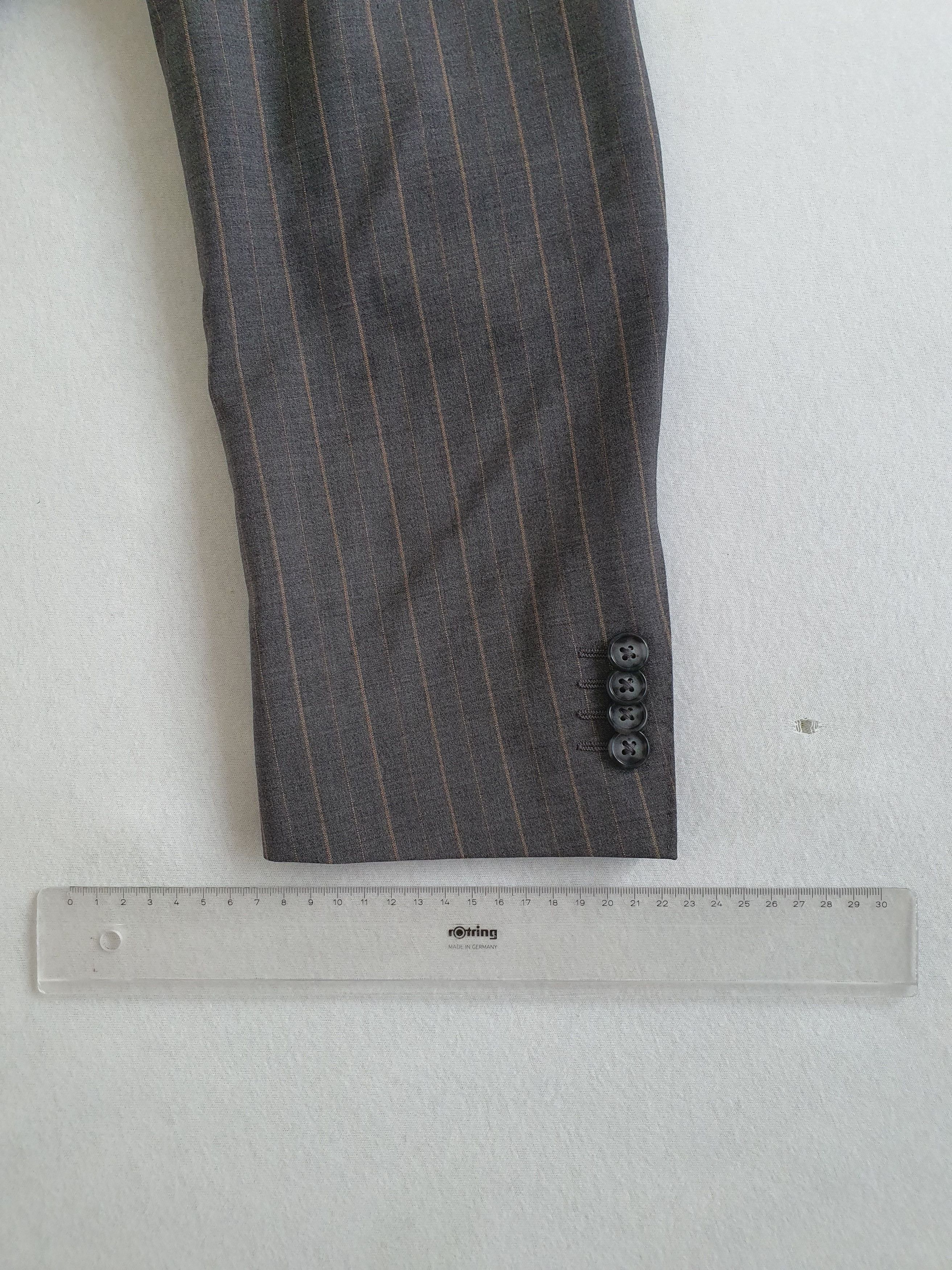 Corneliani Vintage (00s) LIFE Blazer Suit Jacket (Striped) - Sz EU 98 Size 38L - 11 Thumbnail