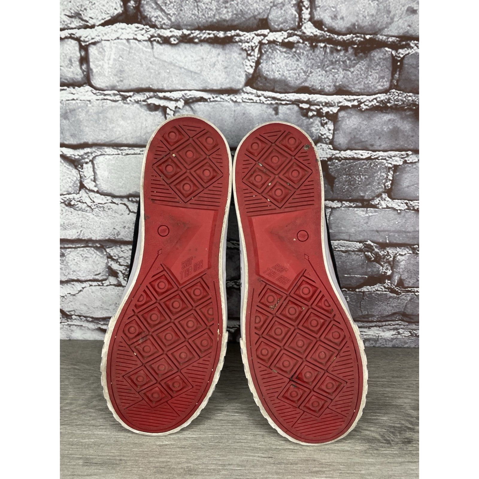 Red Bull Red Ball Jets ‘51 Black & White Canvas Low Top Sneakers Shoe Size US 10 / EU 43 - 22 Thumbnail