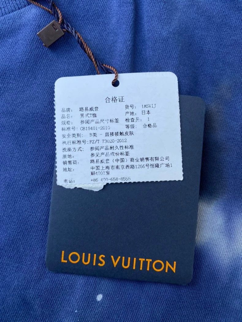 Louis Vuitton Louis Vuitton Blue Tie -2505 Size US L / EU 52-54 / 3 - 9 Thumbnail