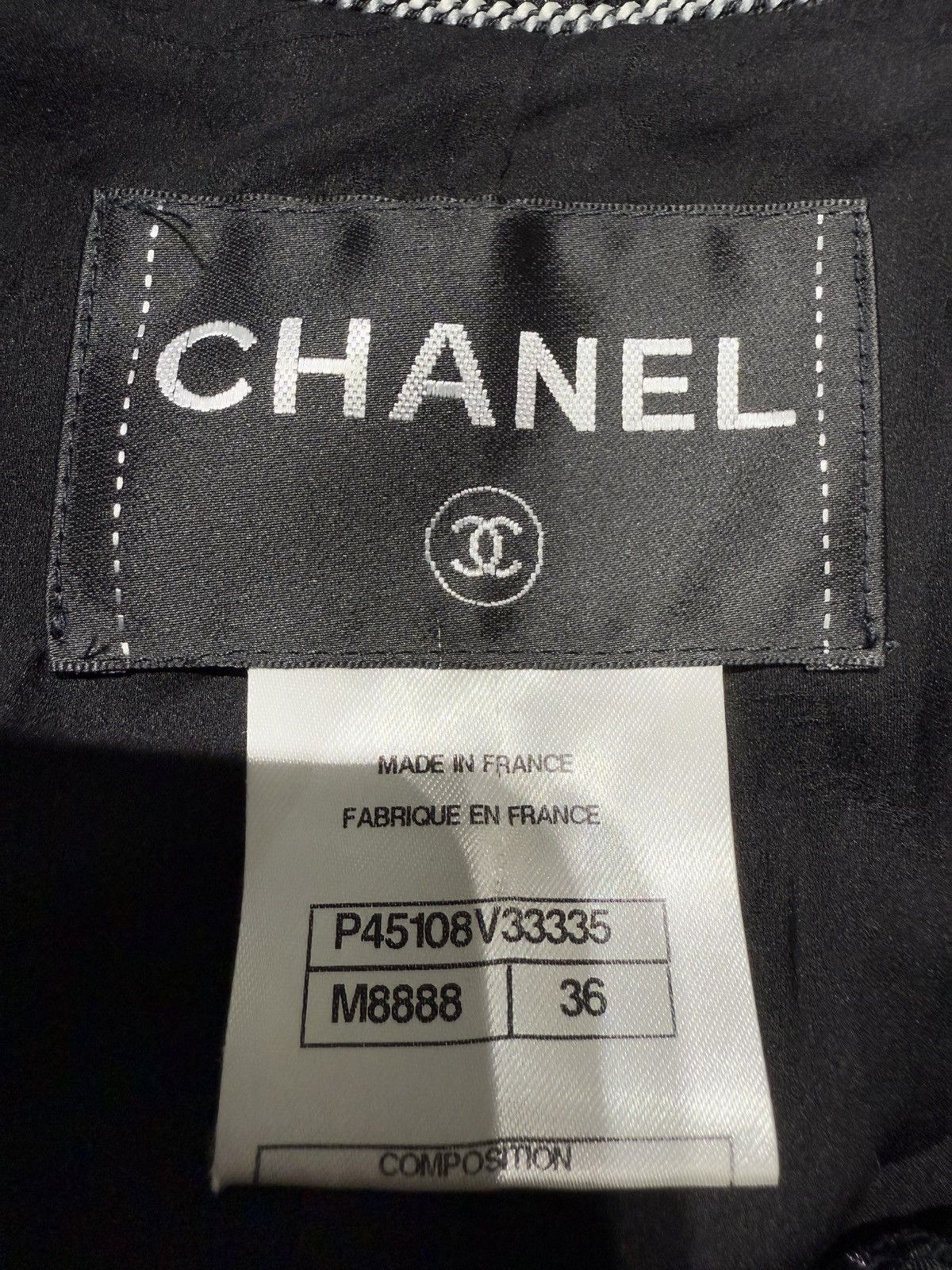 Chanel Chanel 13C - All Over Logo - Ribbon Tweed Jacket Size XS / US 0-2 / IT 36-38 - 6 Thumbnail
