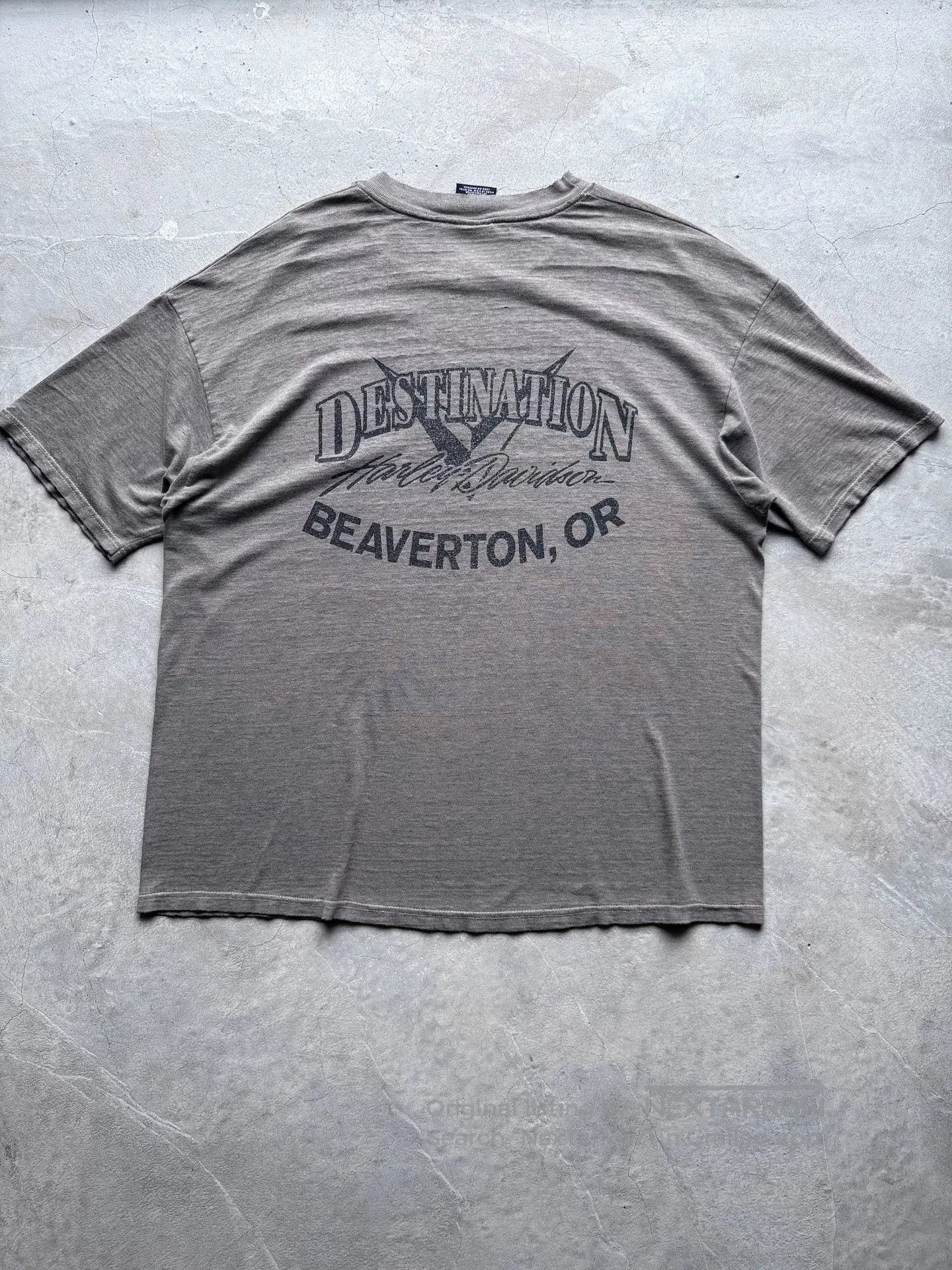 Vintage Vintage 90s Harley Davidson 1999 Ride Tee. Size US XL / EU 56 / 4 - 5 Thumbnail