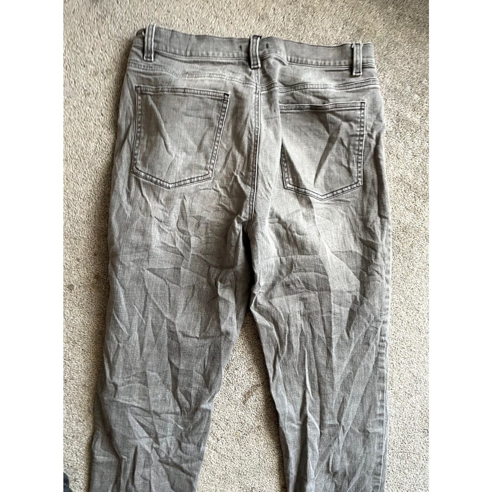 Eileen Fisher Eileen Fisher Jeans Women’s Medium Organic Skinny Mid Rise Denim Stretch Gray Size 32" / US 10 / IT 46 - 4 Thumbnail