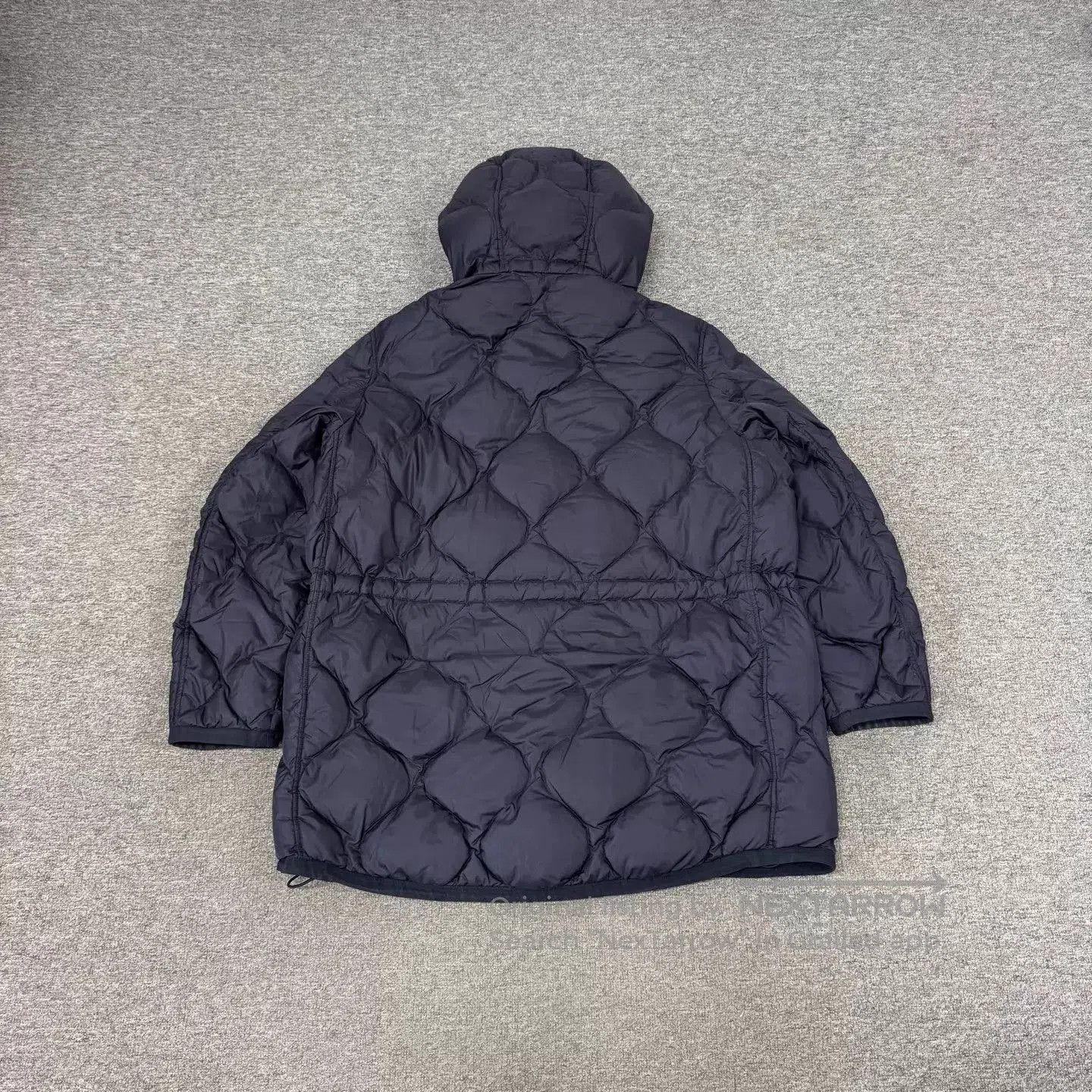 Moncler Blue Quilted Hooded Coat - XXL. Size US XXL / EU 58 / 5 - 2 Thumbnail
