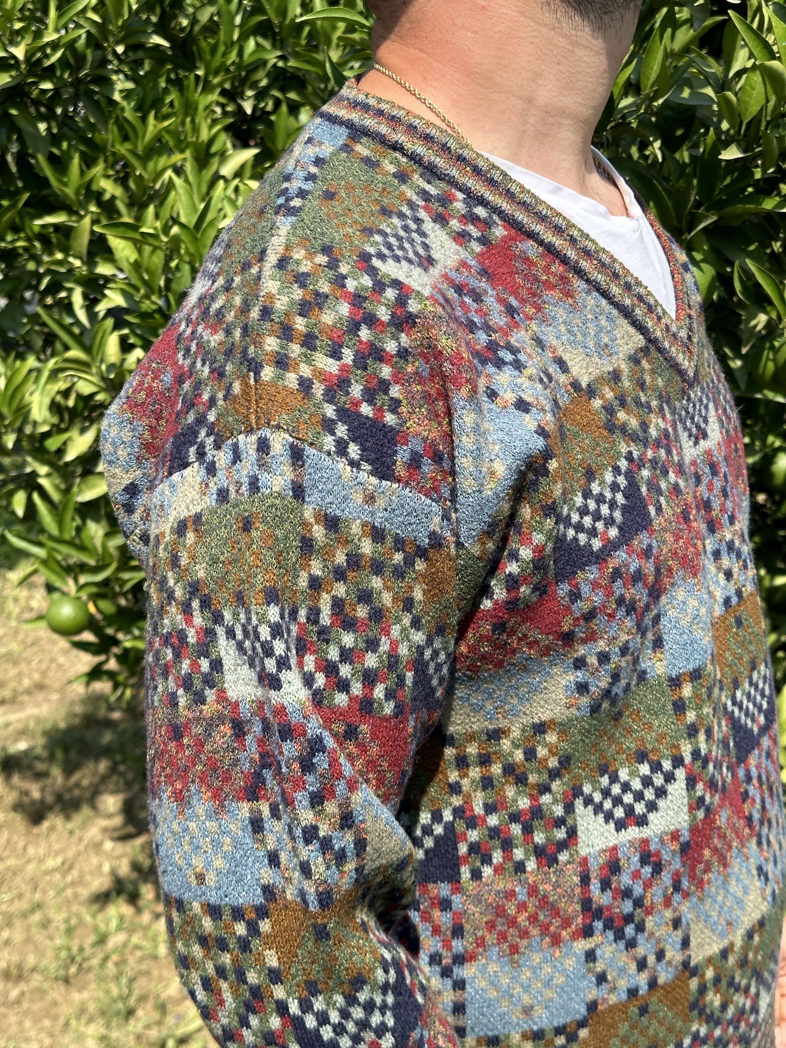 Missoni 1996 Missoni 3D Knit Jumper Retro Pullover Cosby Size XL Size US XL / EU 56 / 4 - 10 Thumbnail